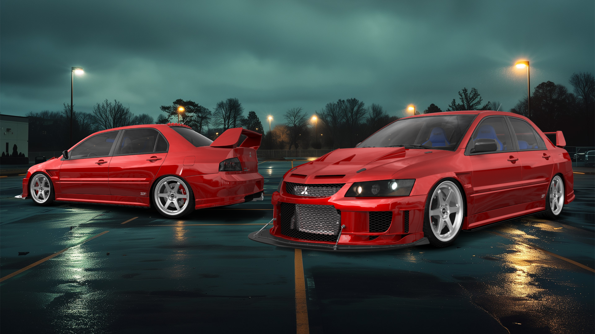 Mitsubishi Lancer Evo IX 4 Door Saloon 2005 tuning