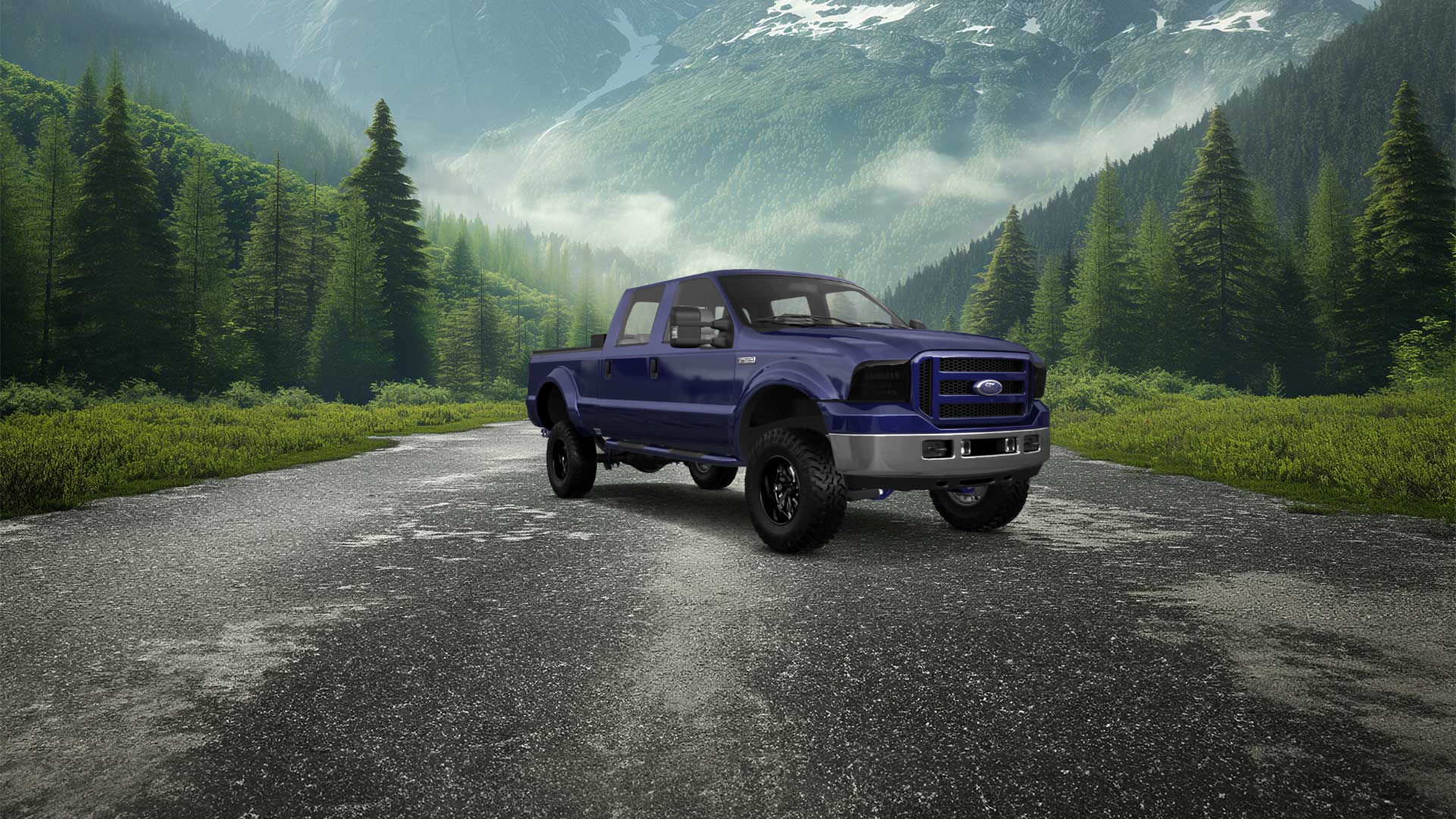 Ford F-250 Crew Cab 4 Door pickup truck 1999 tuning