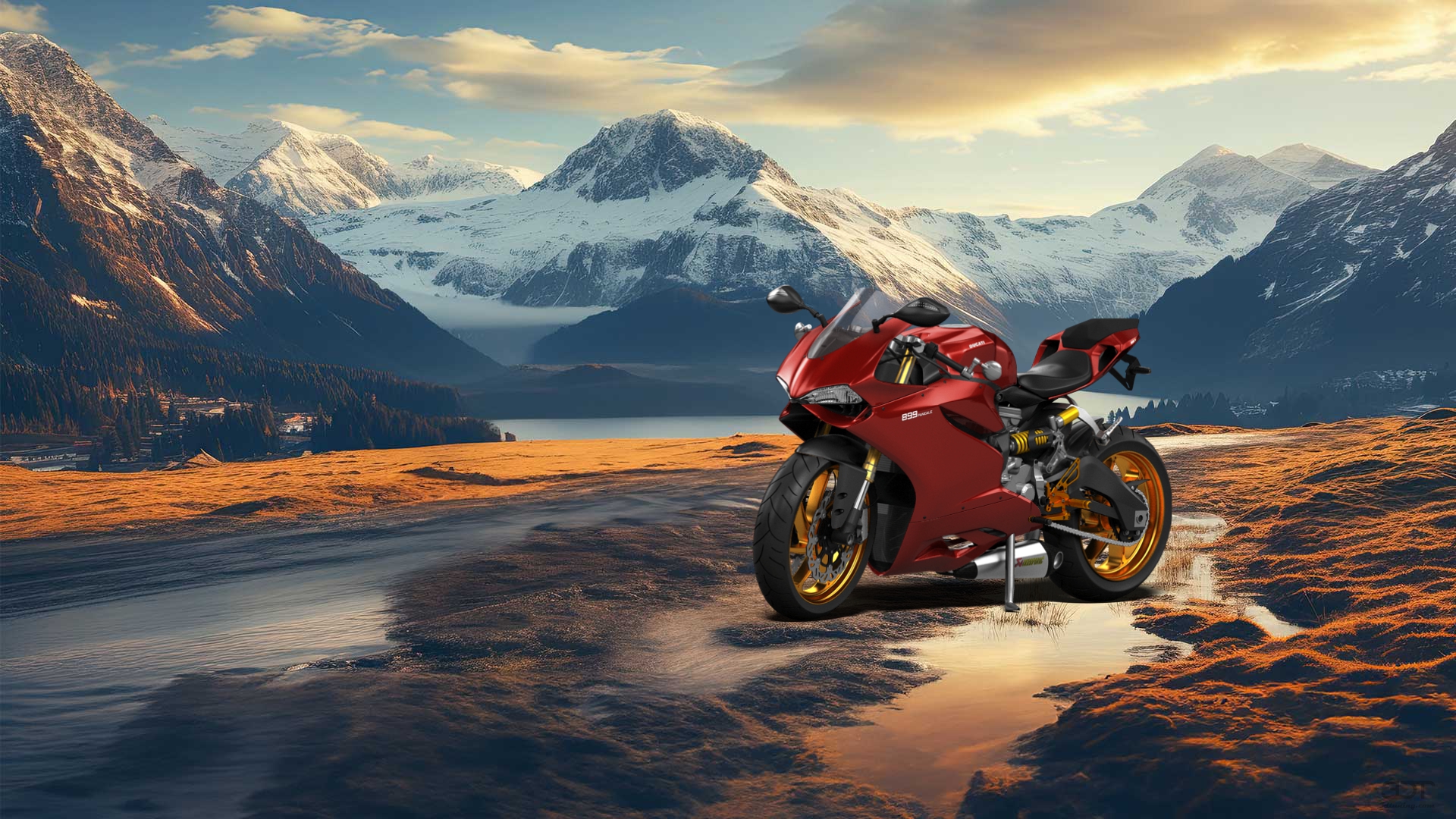 Ducati 899 Panigale Sport Bike 2015 tuning