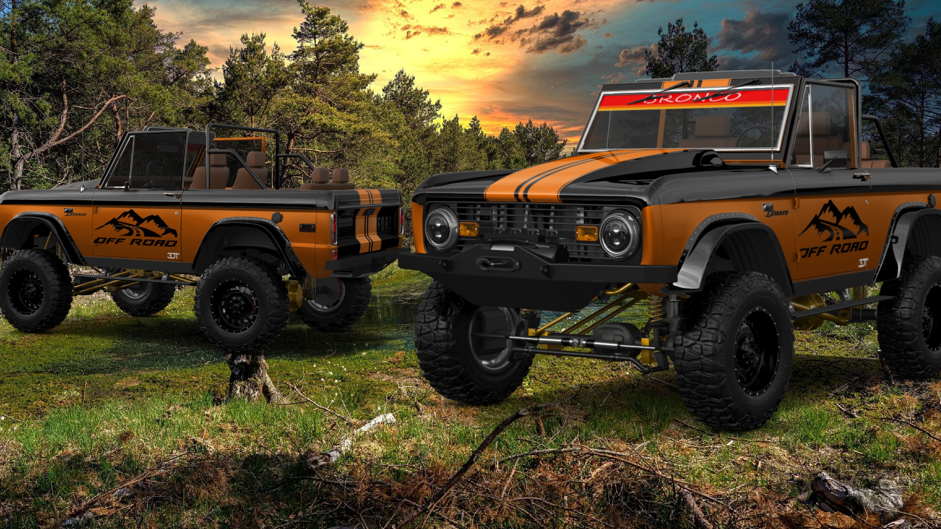 Ford Bronco 3 Door SUV 1965