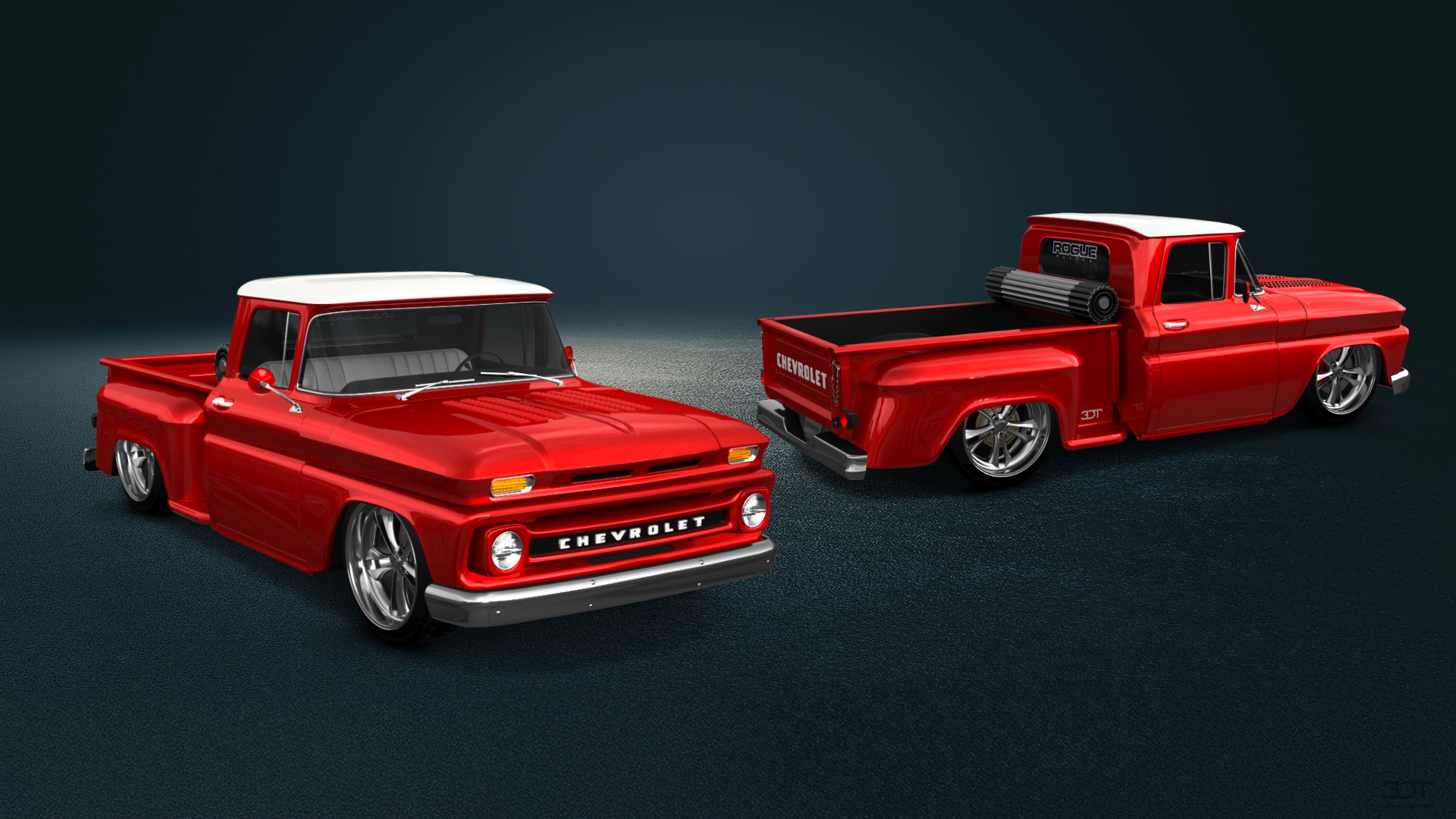 Chevrolet C-10 Stepside 2 Door pickup truck 1963 tuning