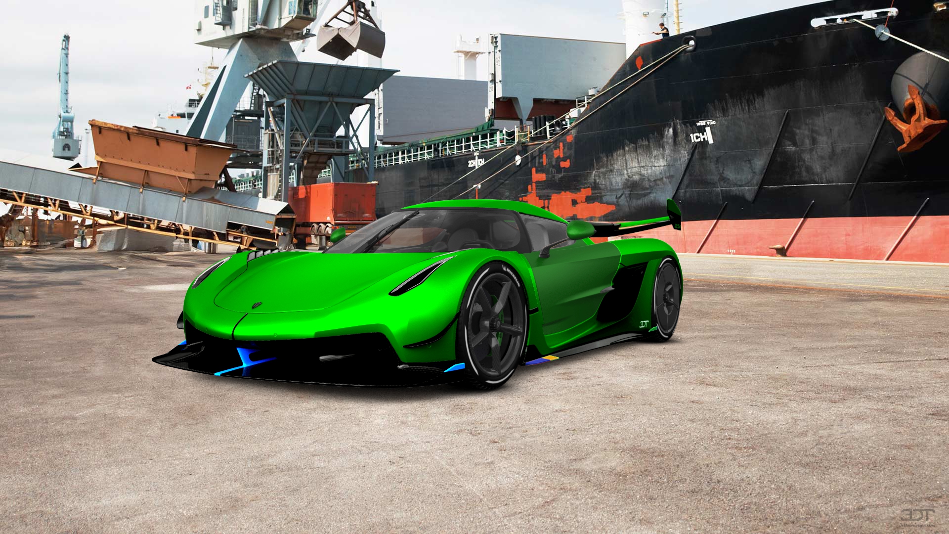 Koenigsegg Jesko 2 door targa top 2020 tuning