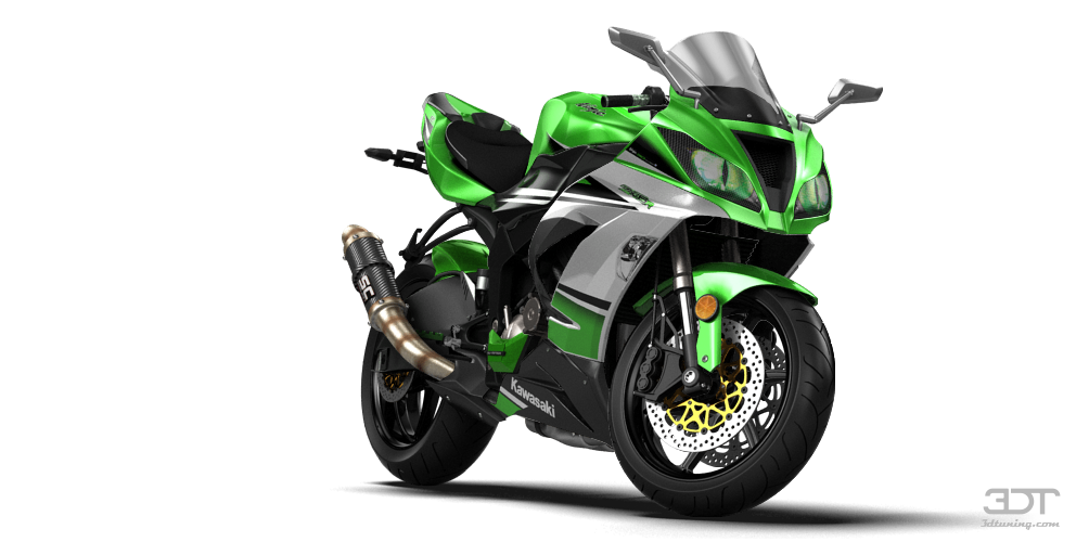 Tuning Kawasaki Ninja ZX 6R Sport Bike 2015