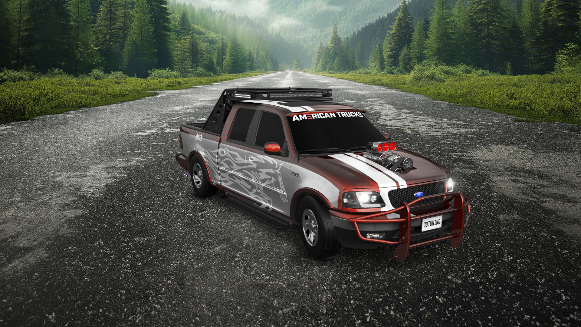 Ford F-150 SuperCrew 4 Door pickup truck 1997 tuning