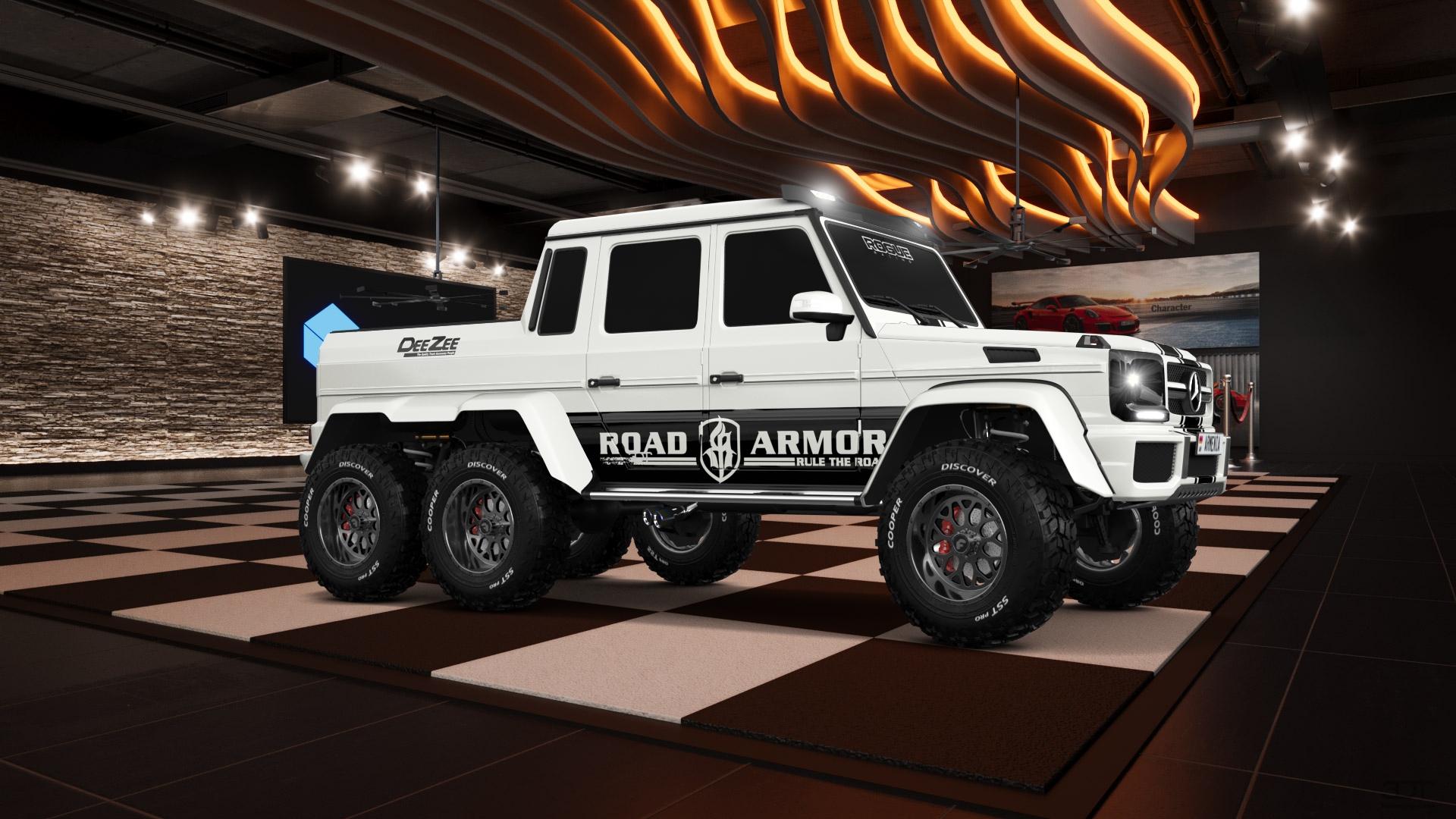 Mercedes G 63 AMG 6x6 4 Door pickup truck 2013