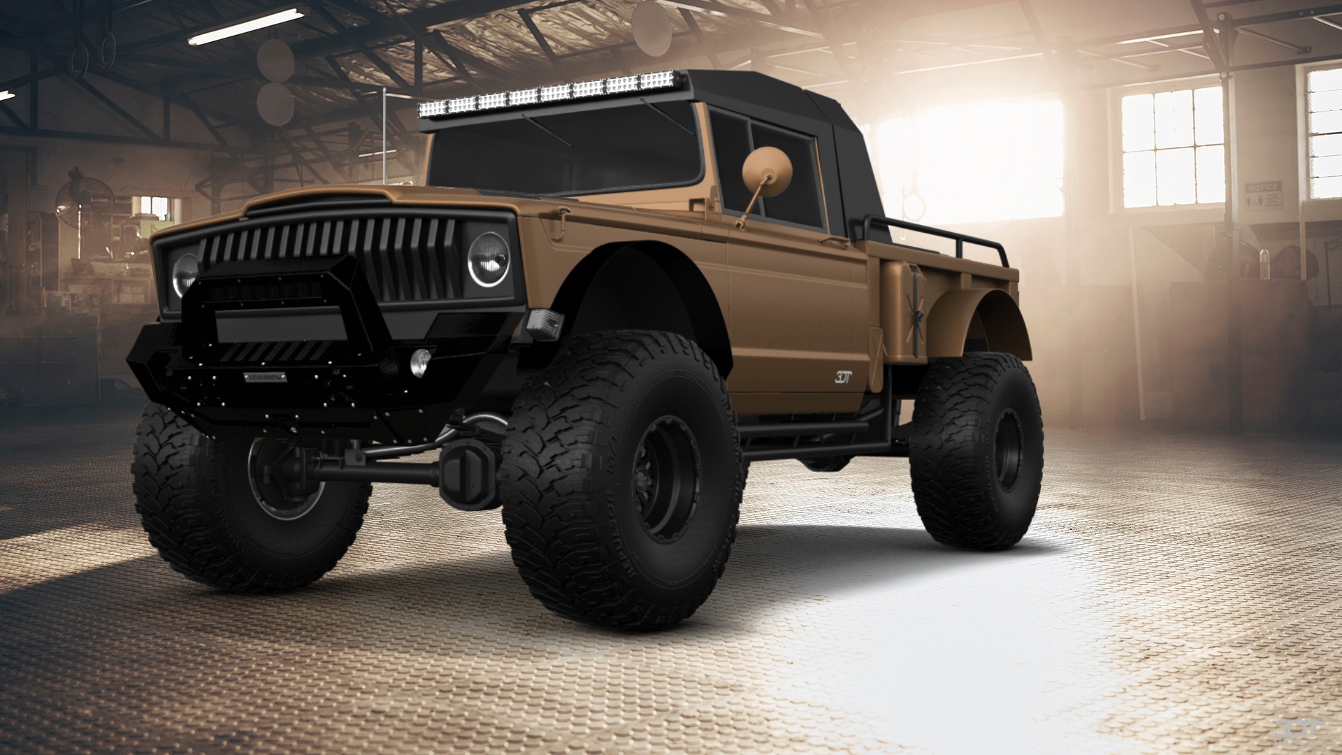 Jeep Kaiser M715 2 Door pickup truck 1968 tuning