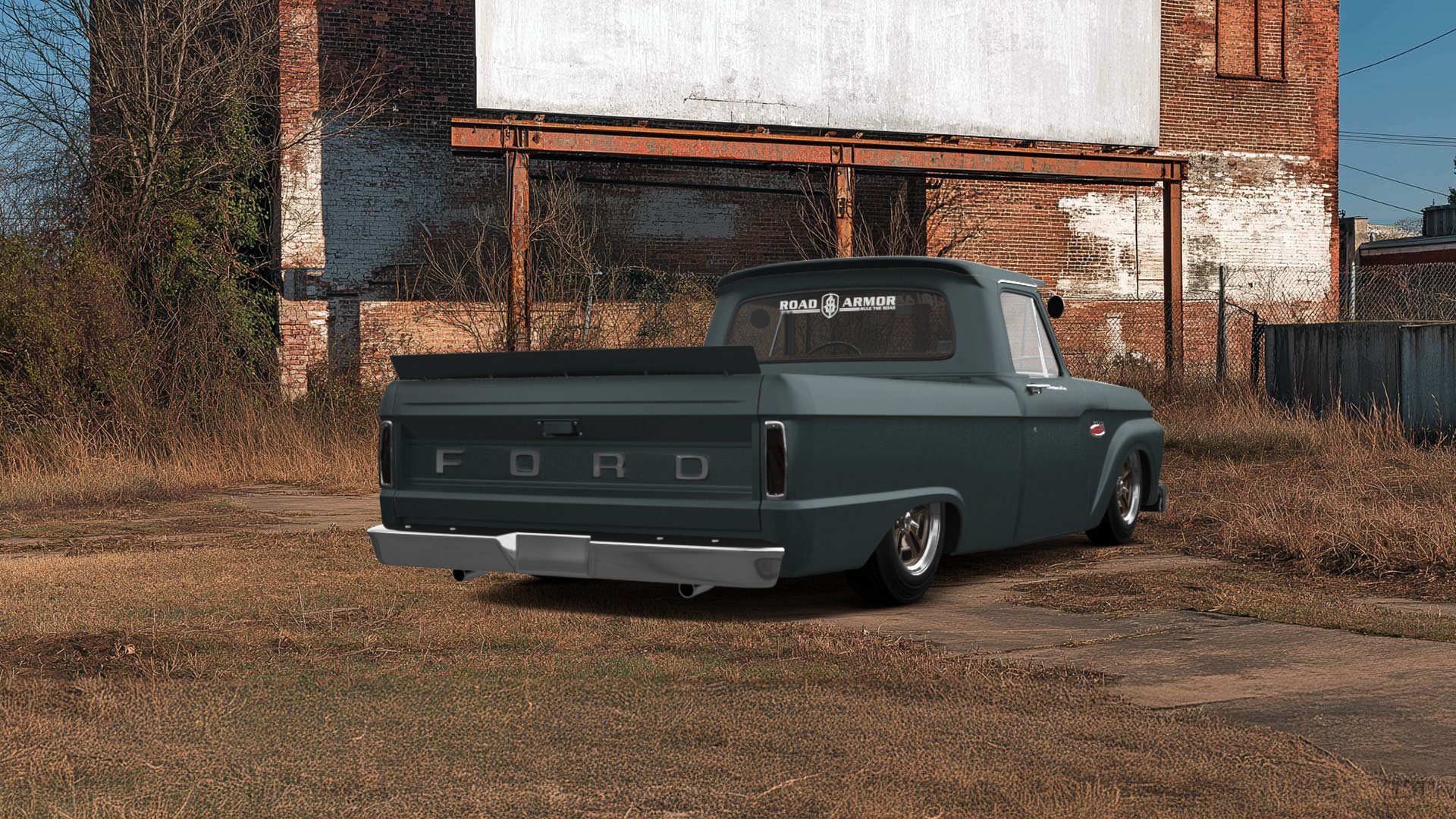 Ford F-100 Custom Cab 2 Door pickup truck 1966 Images