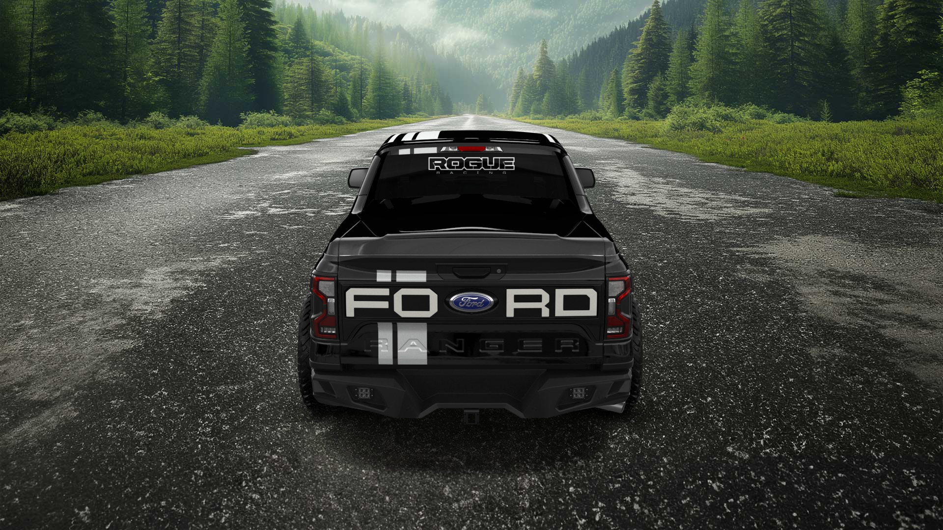 Ford Ranger 4 Door pickup truck 2022 tuning