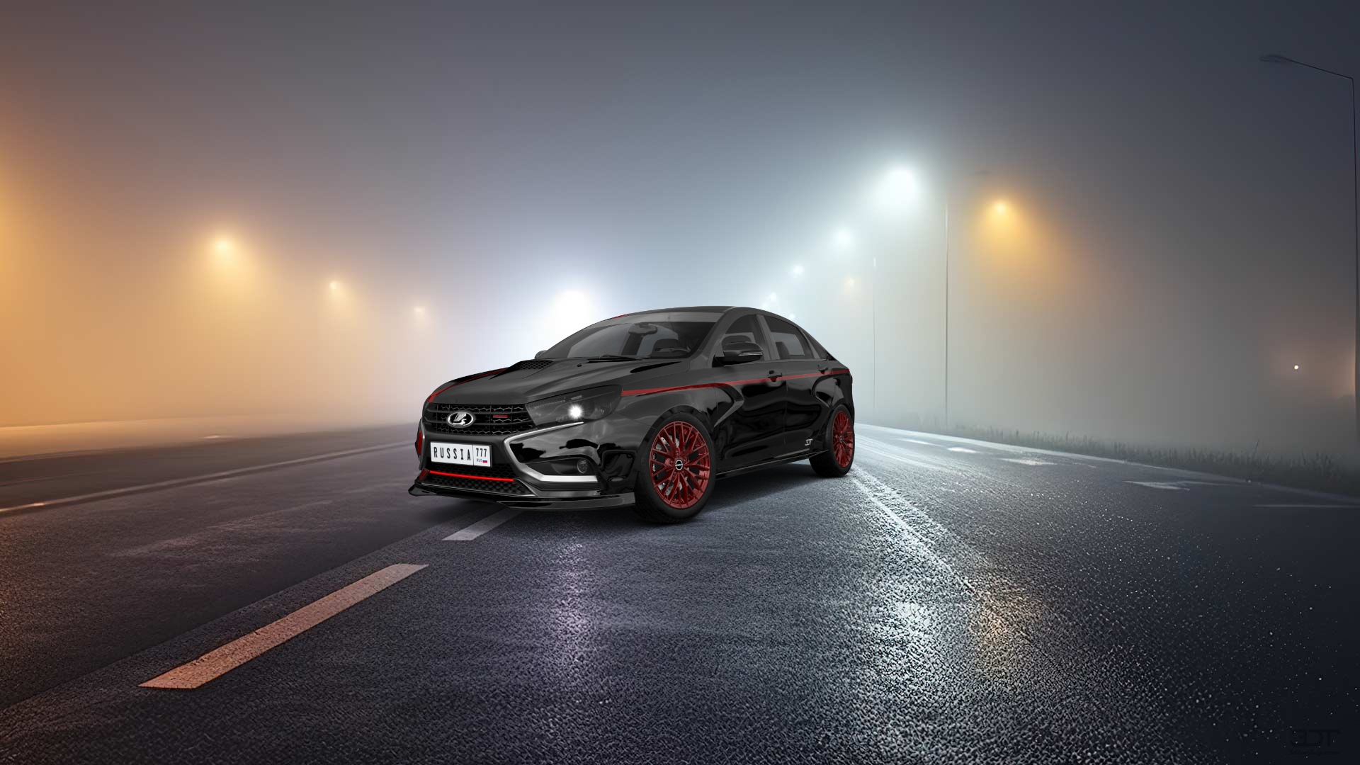 Lada Vesta 4 Door Saloon 2016 tuning