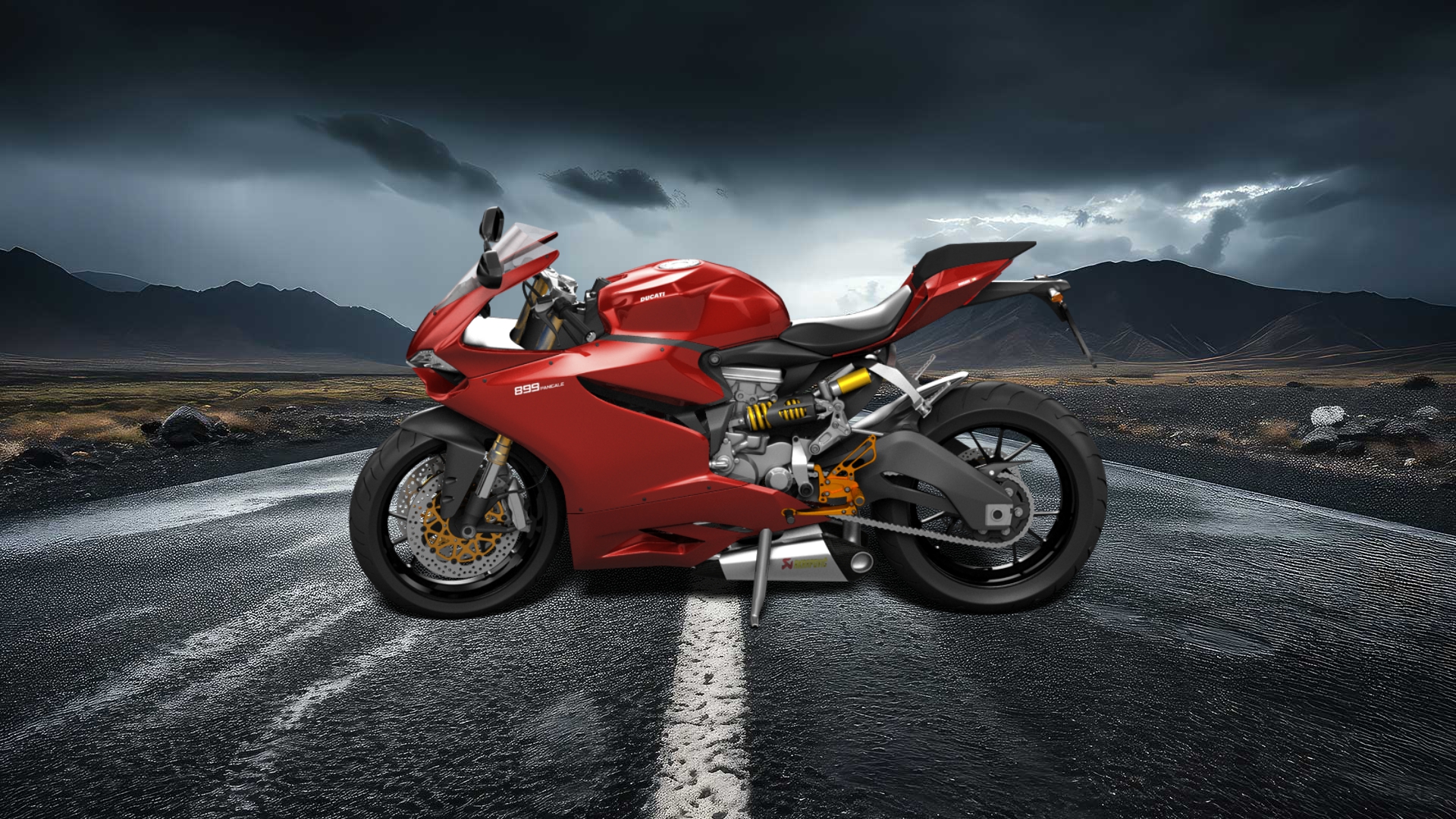 Ducati 899 Panigale Sport Bike 2015 tuning