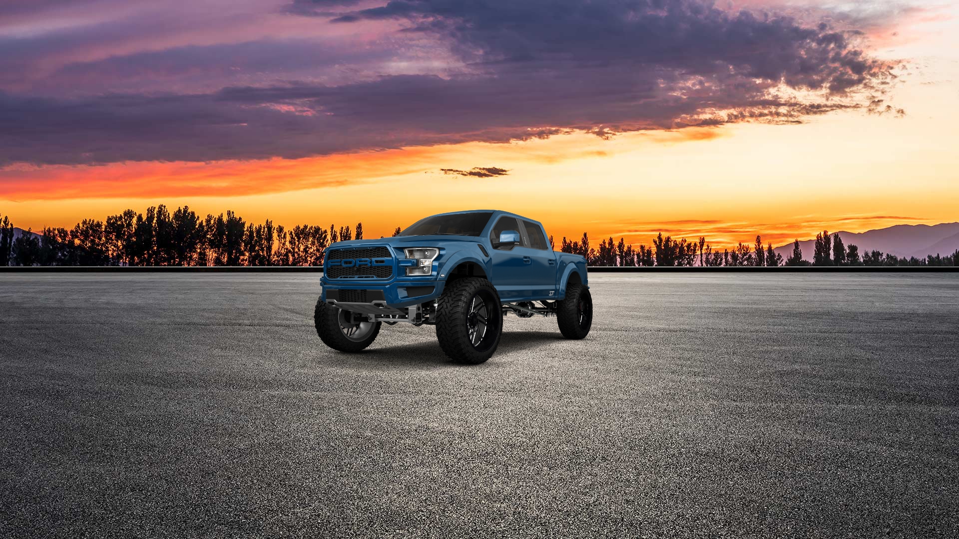 Ford F-150 Raptor 4 Door pickup truck 2017
