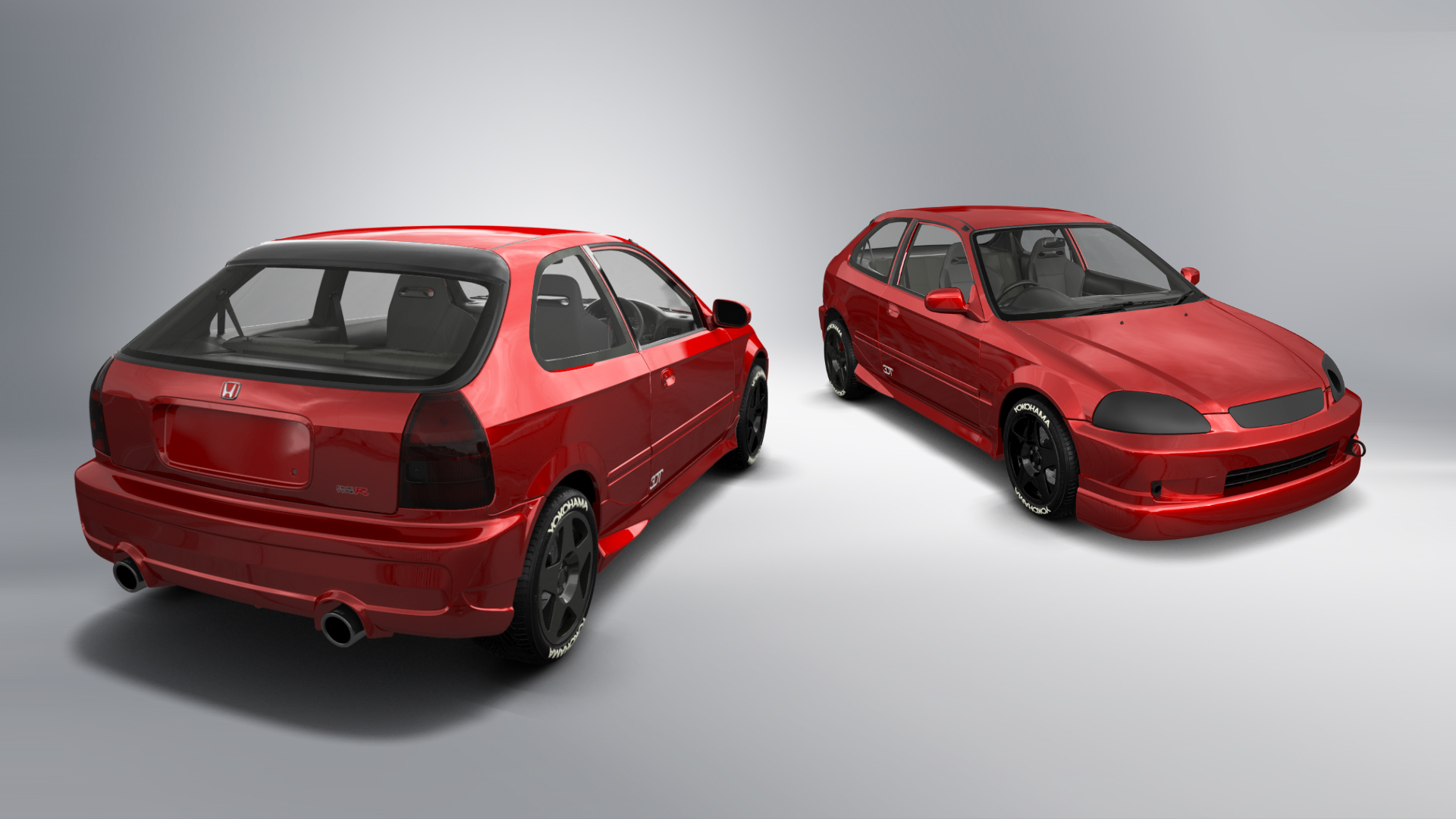 Honda Civic 3 Door Hatchback 1997 tuning