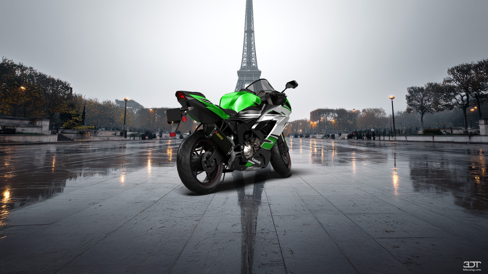 Kawasaki Ninja ZX 6R Sport Bike 2015 tuning