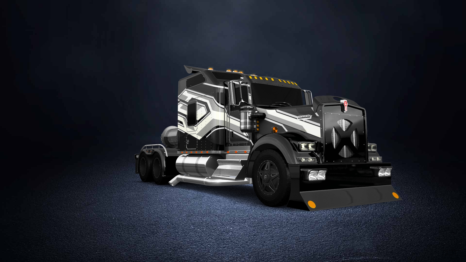 Kenworth W900 Sleeper Cab Truck 2015