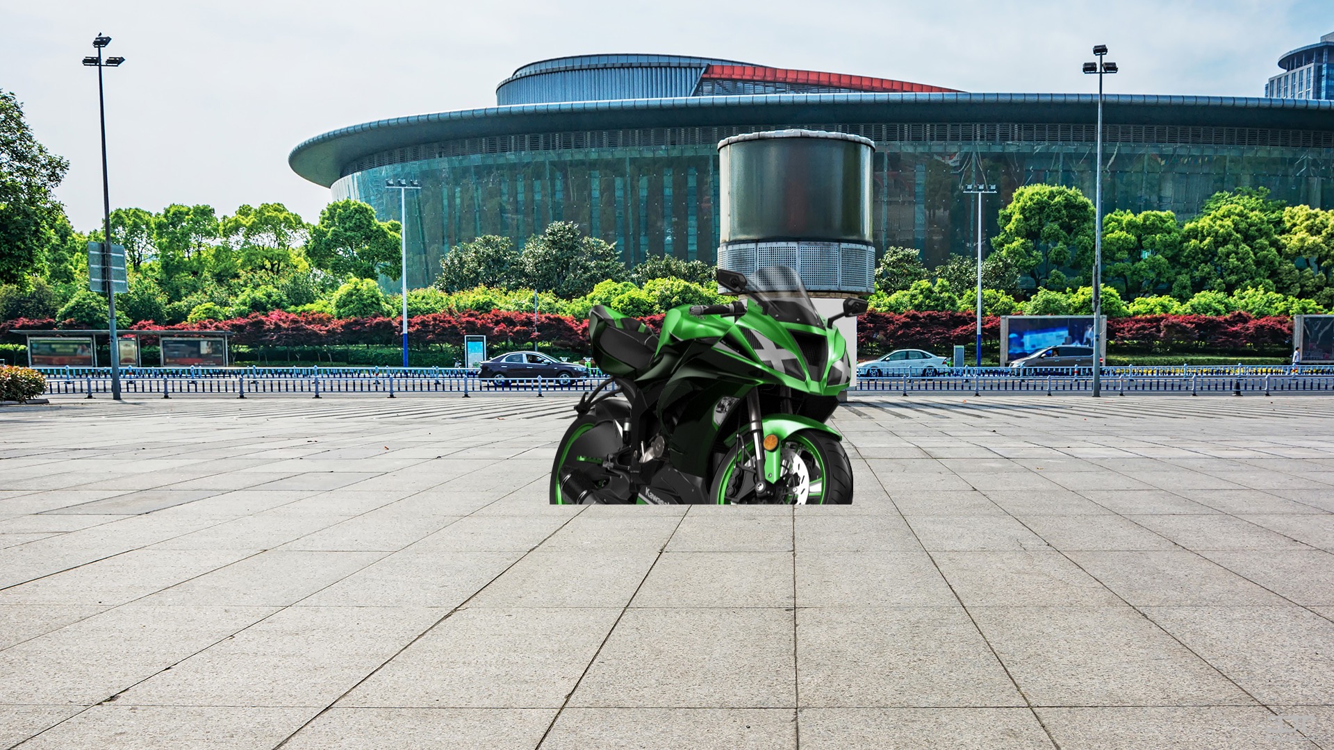 Kawasaki Ninja ZX 6R Sport Bike 2015 tuning