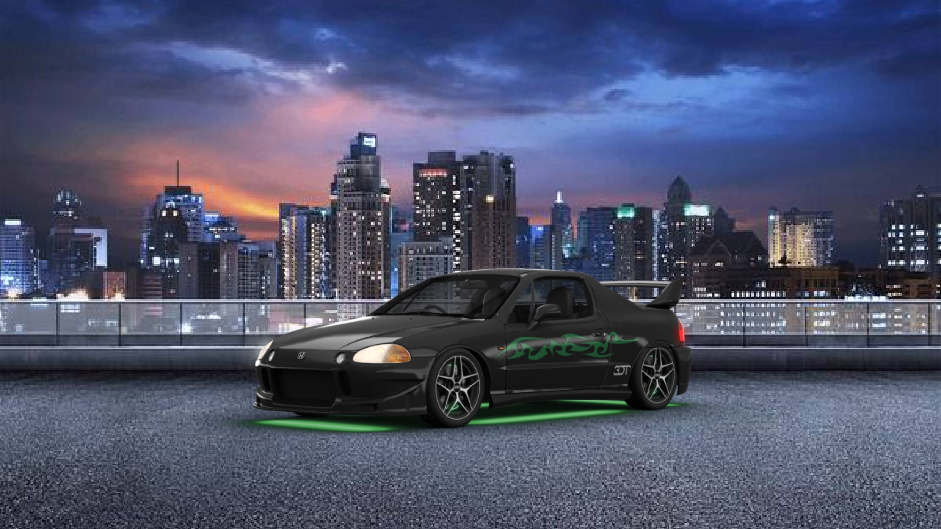 Honda CR-X Del Sol SiR Coupe 1995 tuning