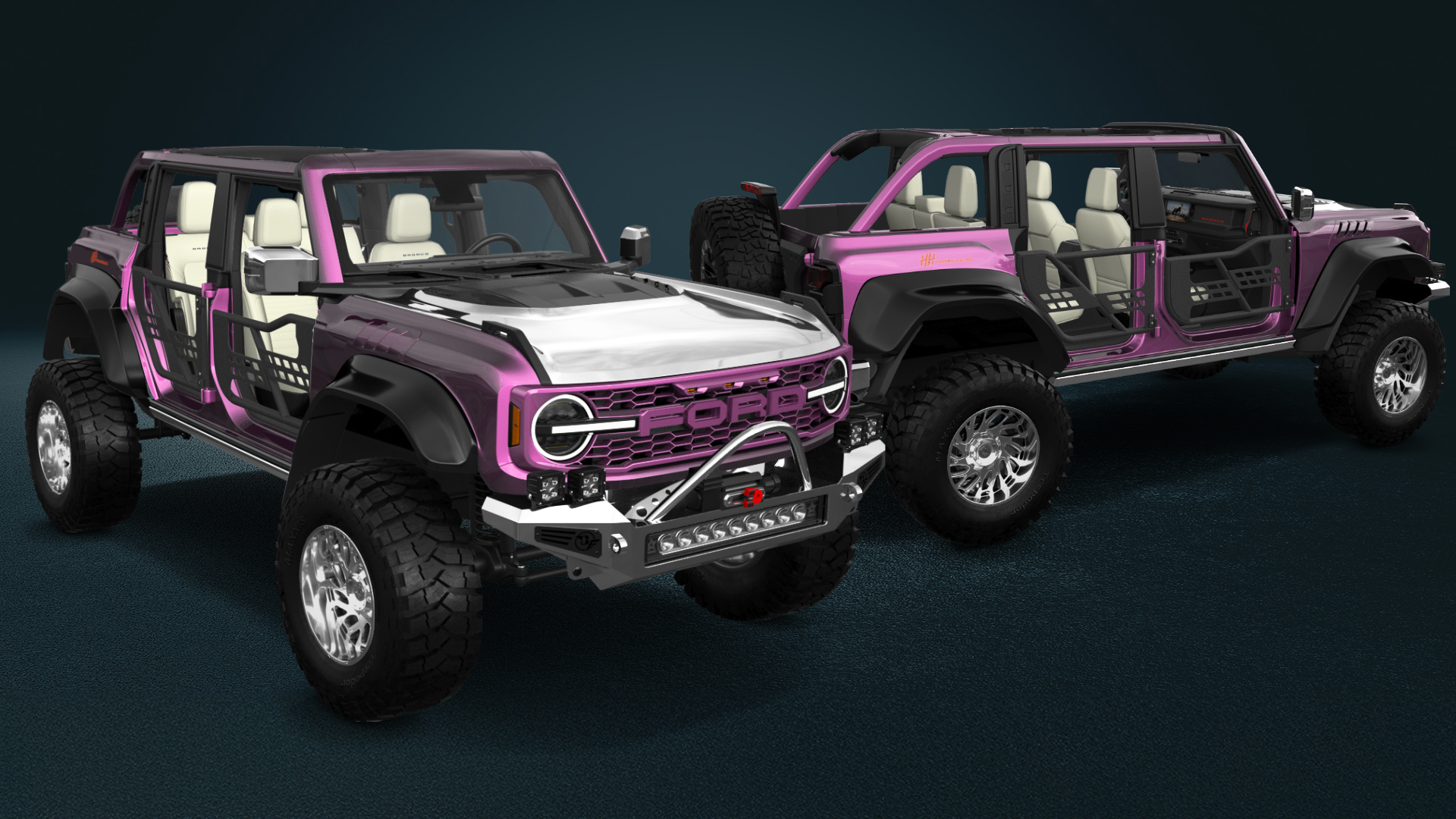 Ford Bronco Raptor 4 Door pickup truck 2022