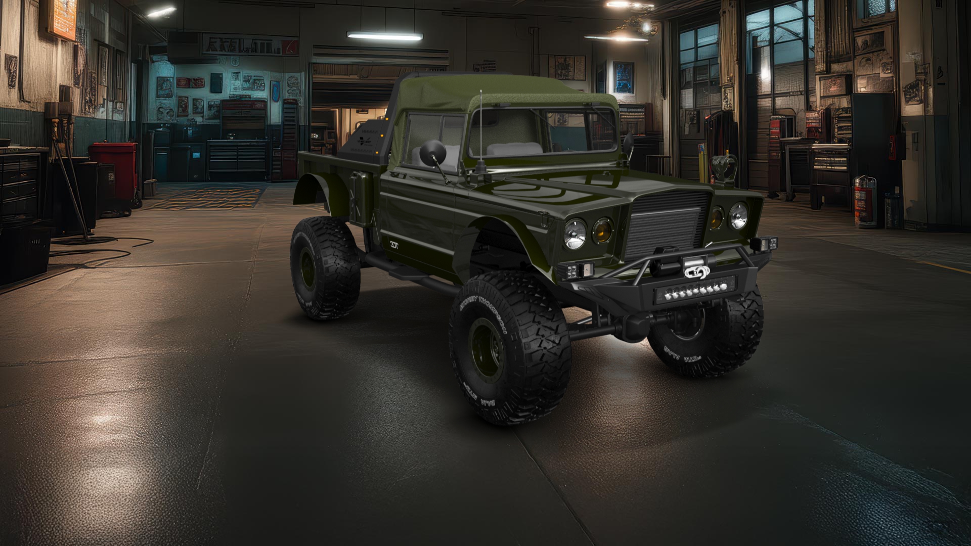 Jeep Kaiser M715 2 Door pickup truck 1968 tuning