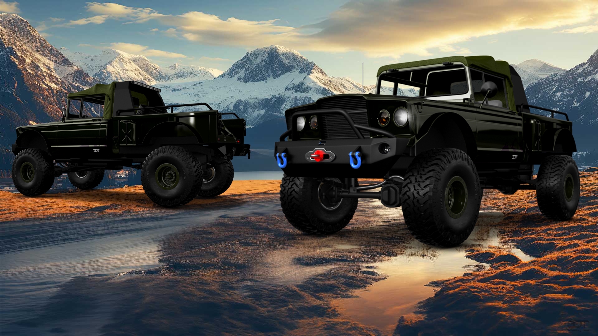 Jeep Kaiser M715 2 Door pickup truck 1968 tuning