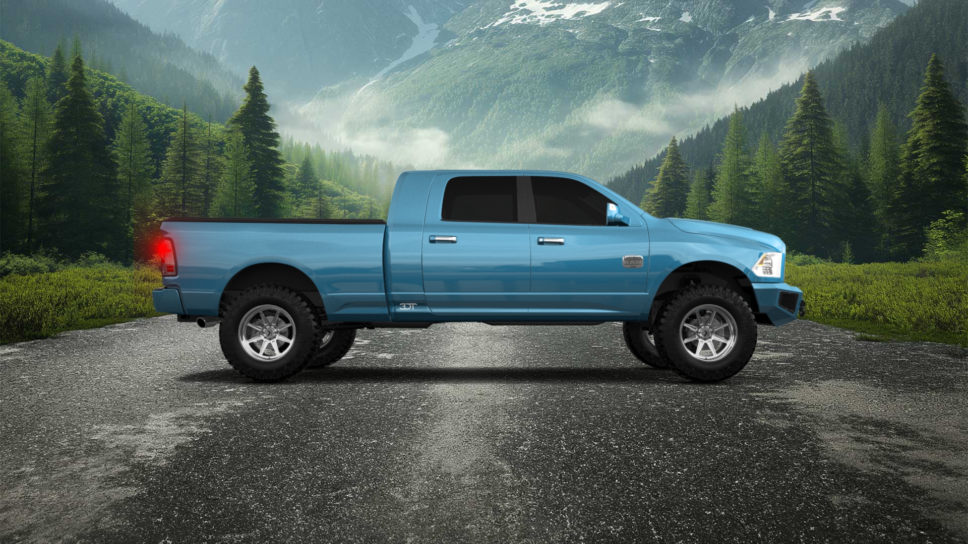Dodge Ram 2500 Mega Cab 6.4 ft box 4 Door pickup truck 2010