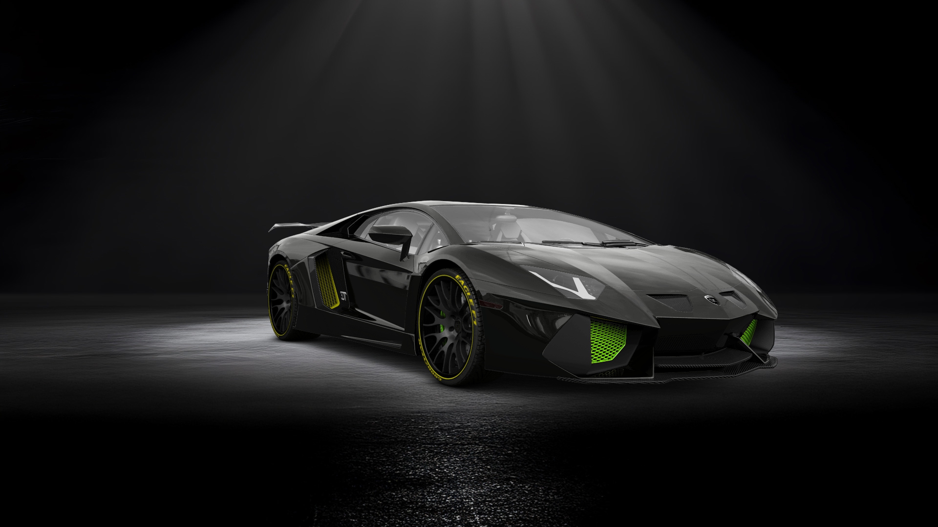 Lamborghini Aventador 2 Door Coupe 2012 tuning