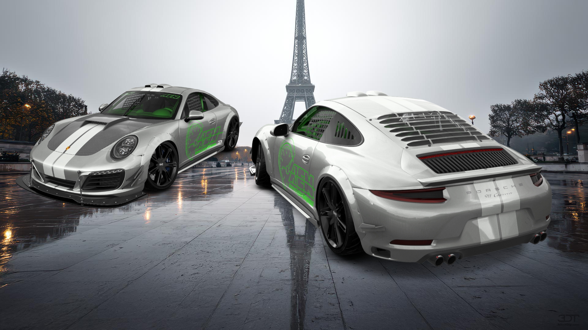 Porsche 911 Carrera 2 Door Coupe 2011 tuning