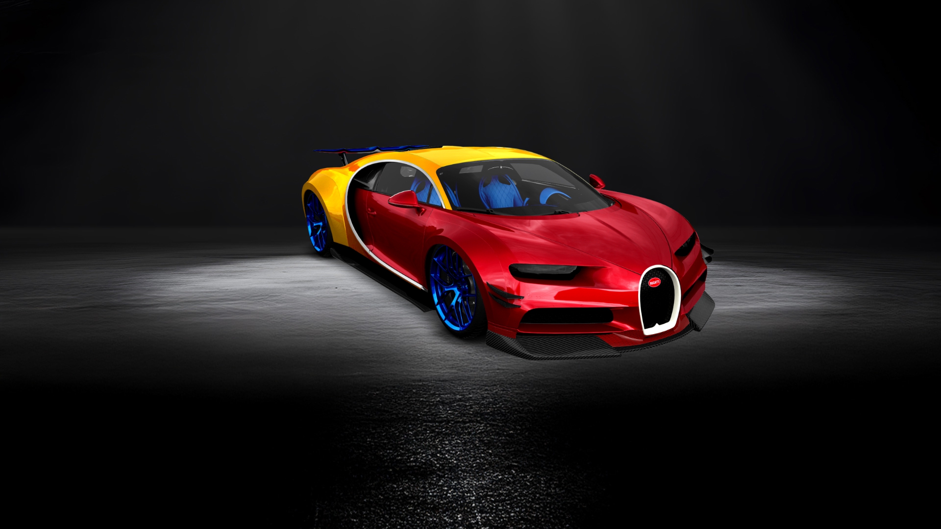 Bugatti Chiron 2 Door Coupe 2016 tuning