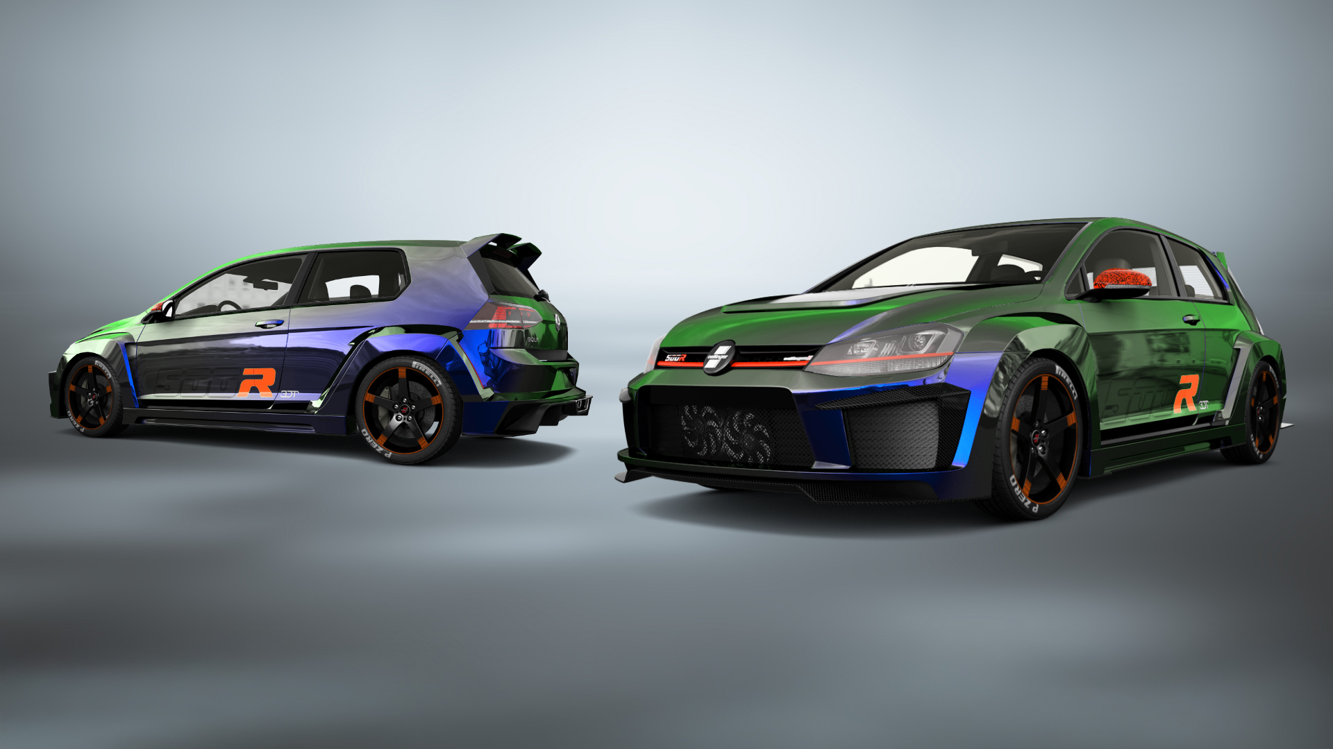 Volkswagen Golf 7 3 Door Hatchback 2013 tuning