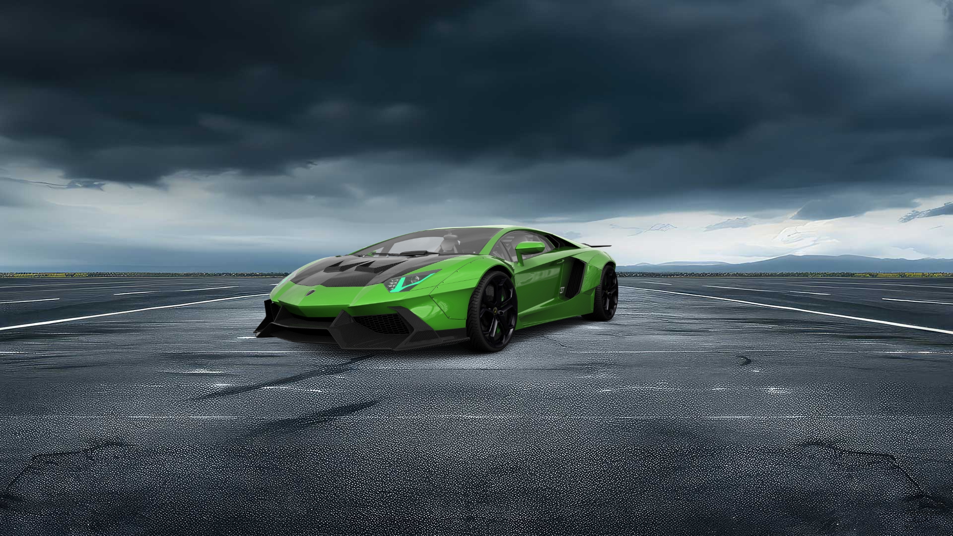 Lamborghini Aventador 2 Door Coupe 2012 tuning