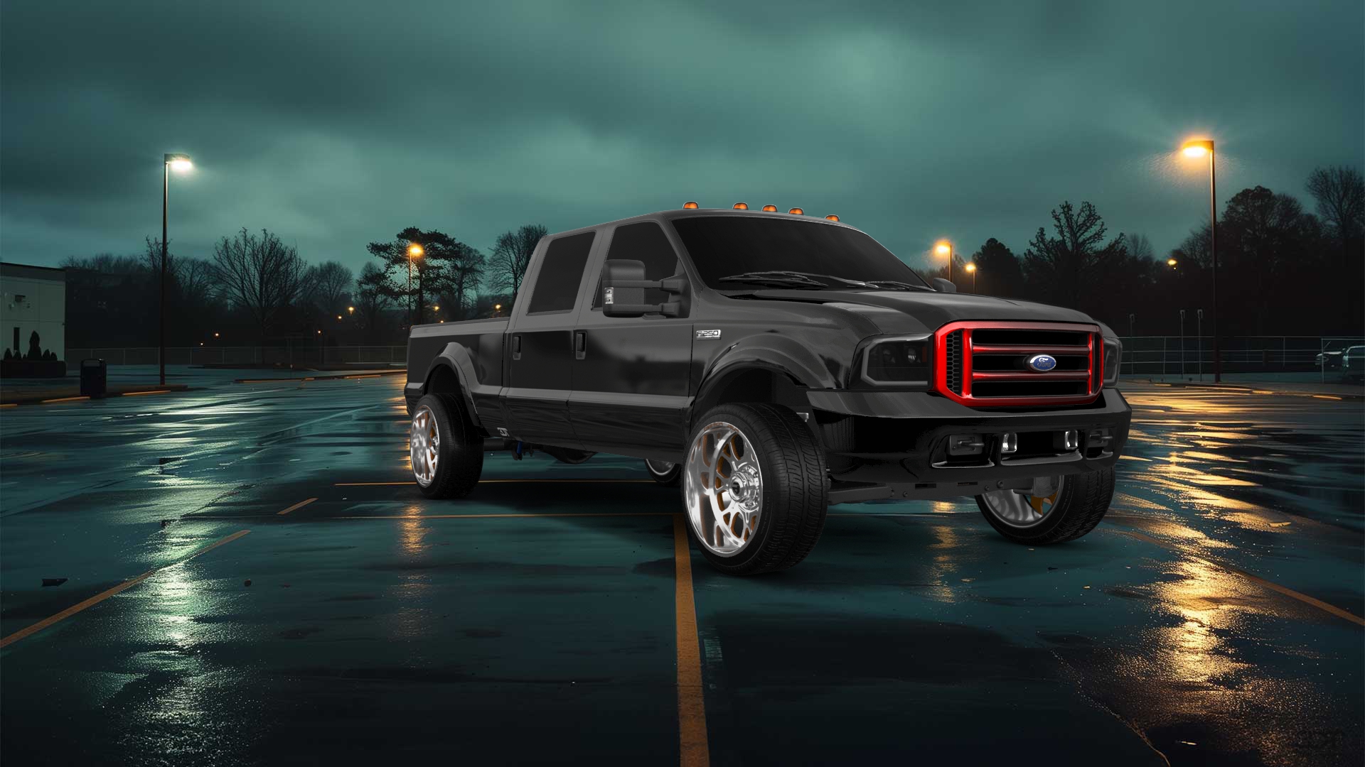 Ford F-250 Crew Cab 4 Door pickup truck 1999 tuning