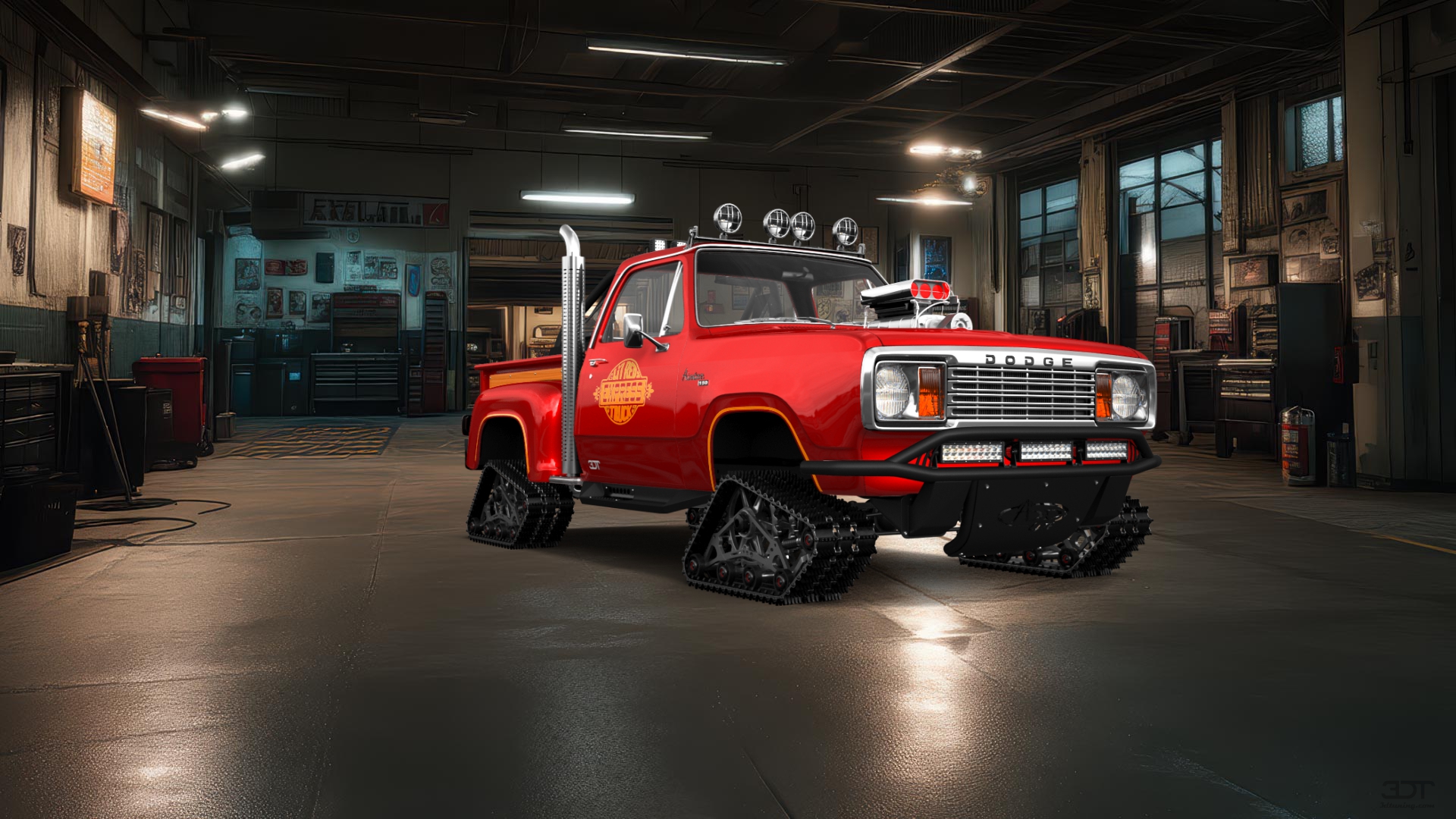 Dodge Lil Red Express 2 Door pickup truck 1978 tuning