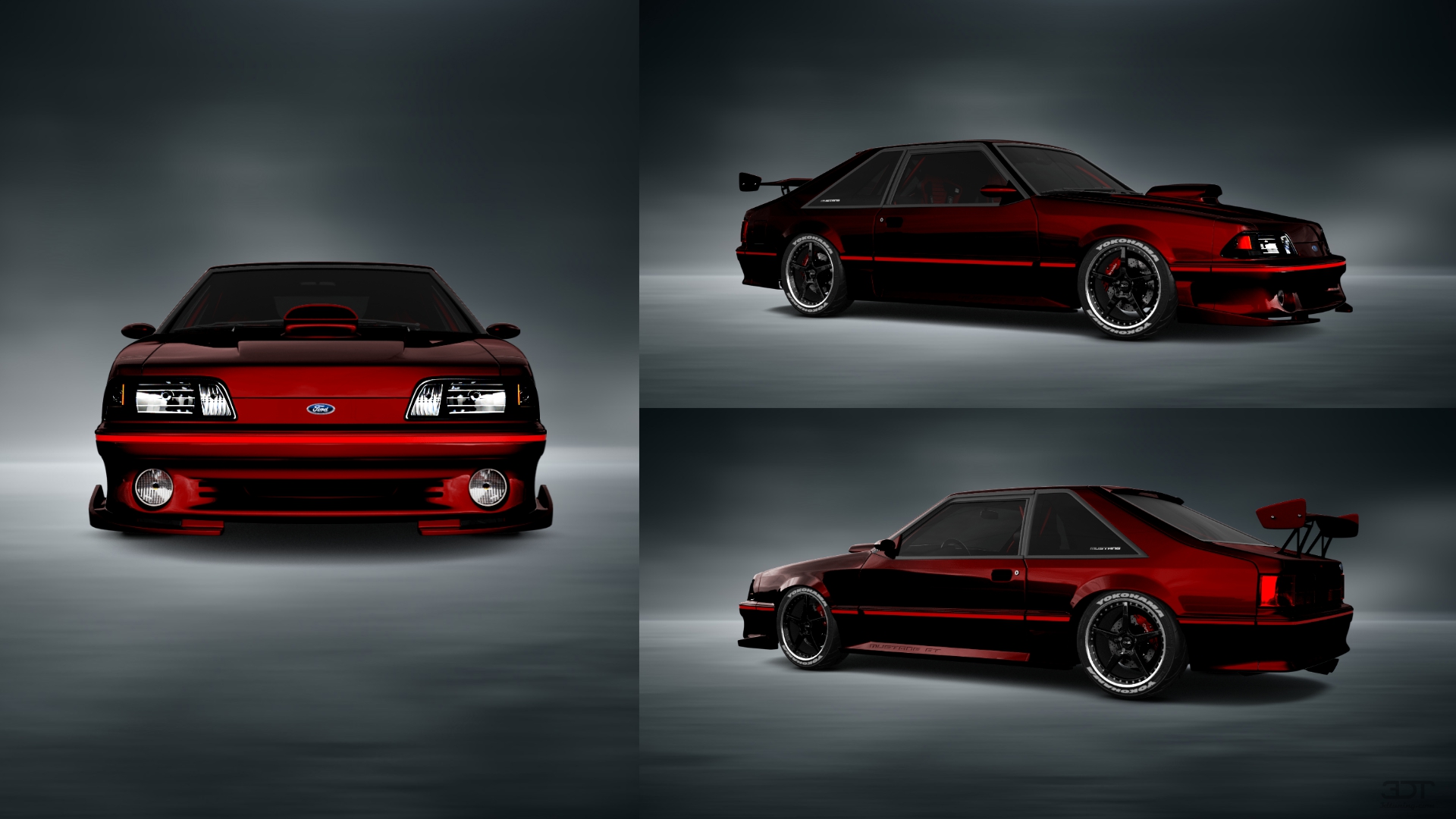 Ford Mustang 3 Door Hatchback 1988 Images