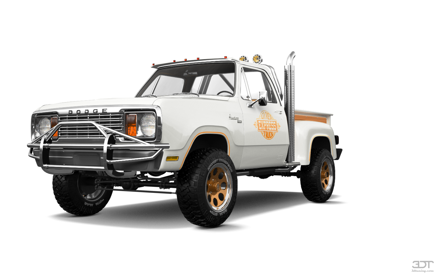 Tuning Dodge Lil Red Express 2 Door pickup truck 1978