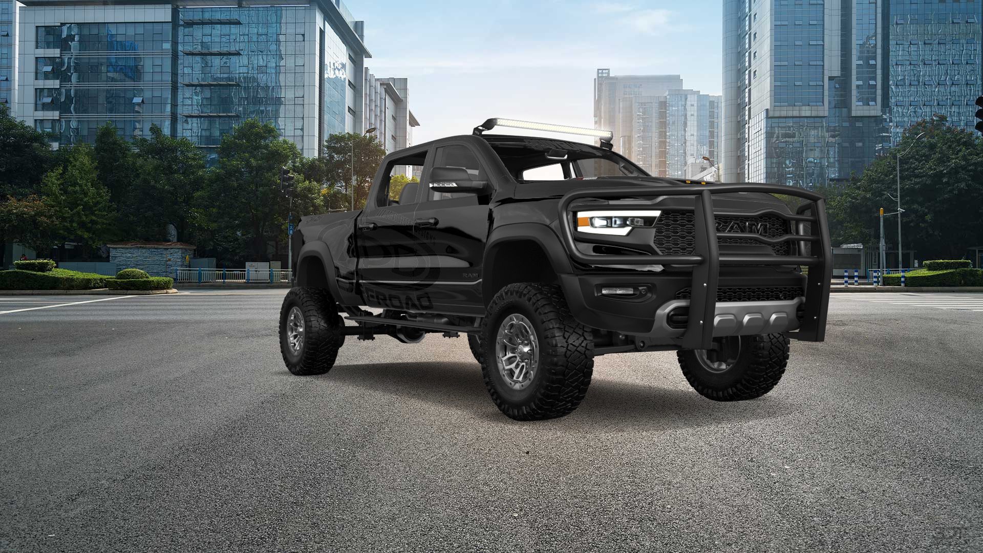 Dodge Ram 1500 TRX 4 Door pickup truck 2021 tuning
