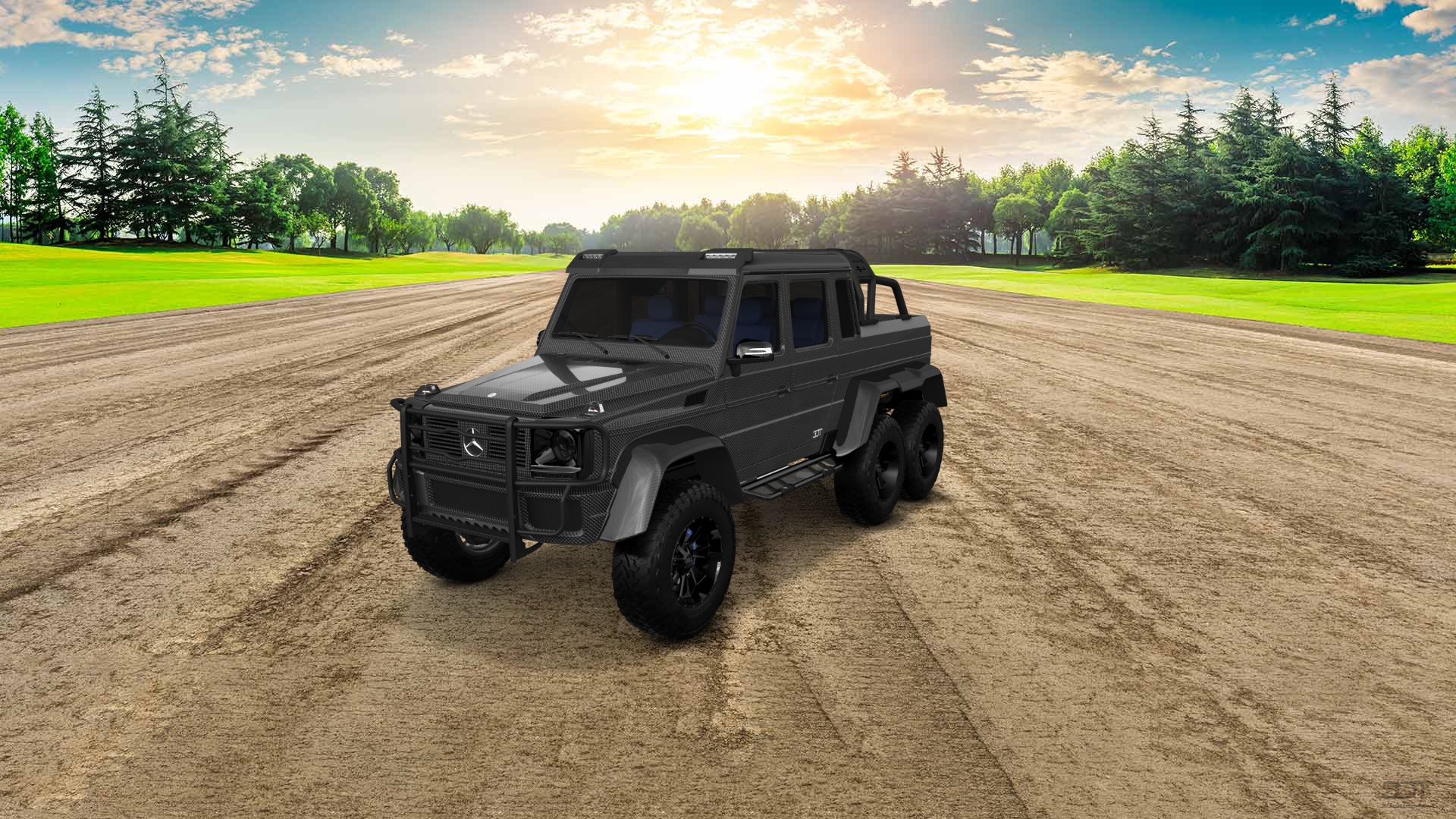 Mercedes G 63 AMG 6x6 4 Door pickup truck 2013