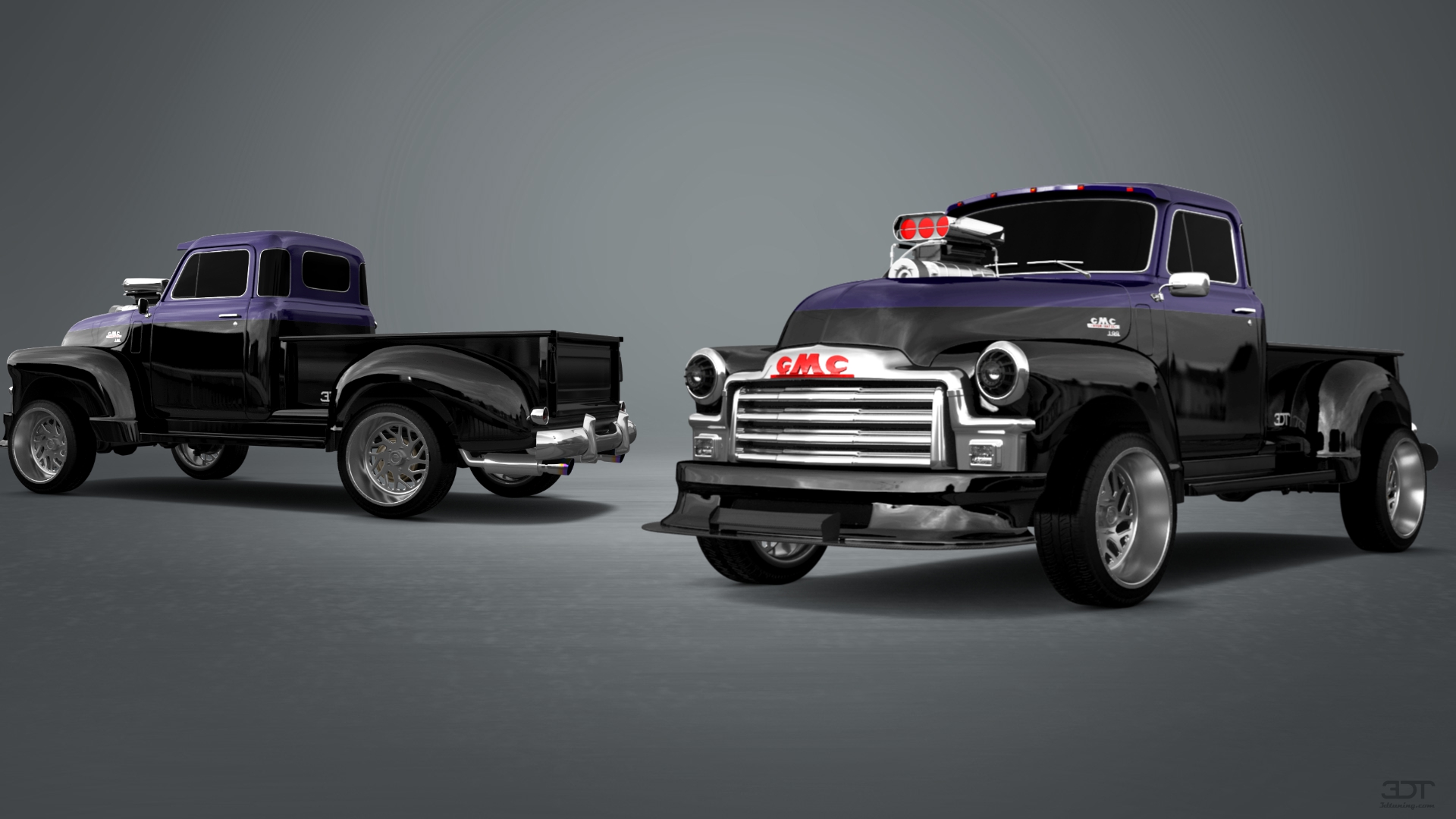 GMC 100 Stepside 2 Door pickup truck 1954 tuning