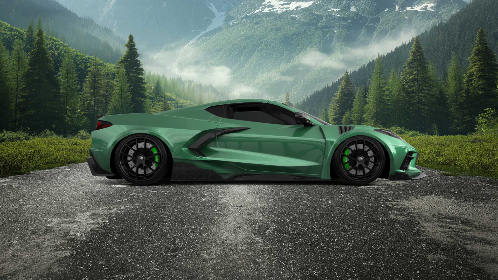 Chevrolet Corvette 2 door targa top 2020 Images