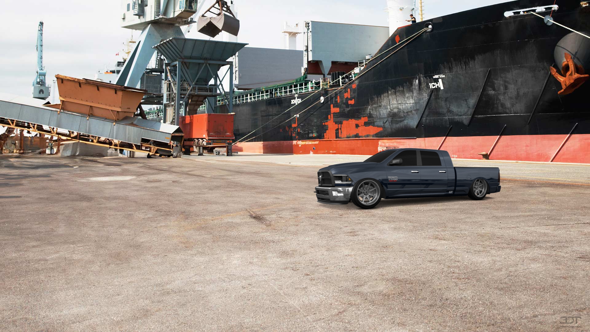 Dodge Ram 2500 Mega Cab 6.4 ft box 4 Door pickup truck 2010