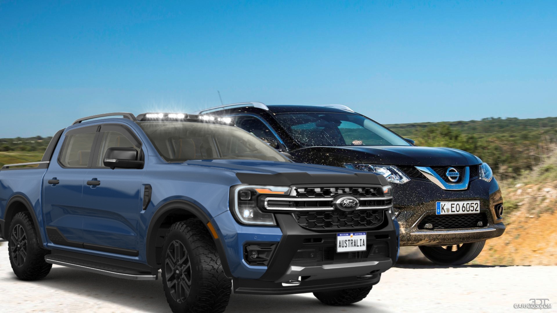 Ford Ranger 4 Door pickup truck 2022 tuning