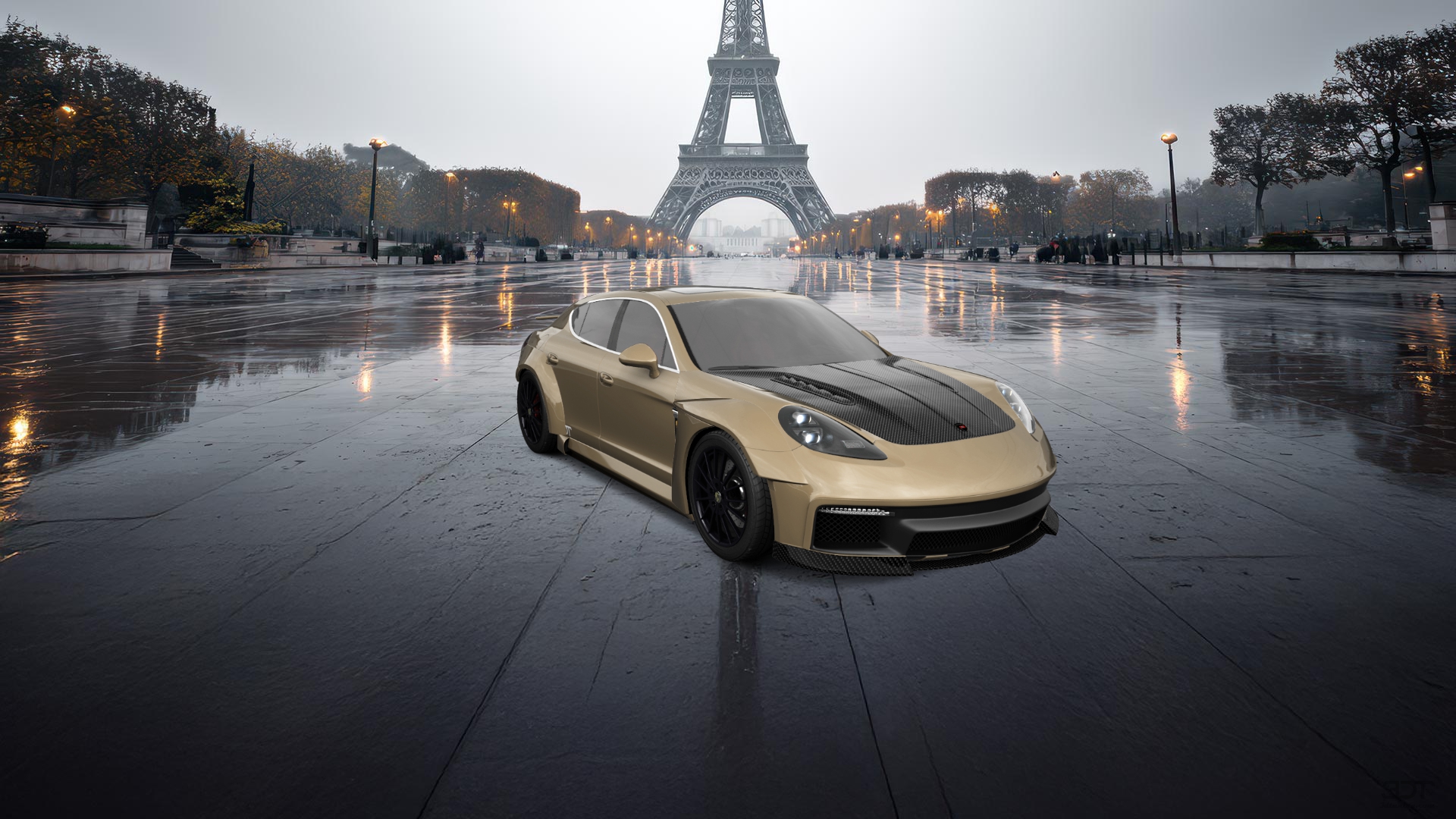 Porsche Panamera 4 door fastback saloon 2011 tuning