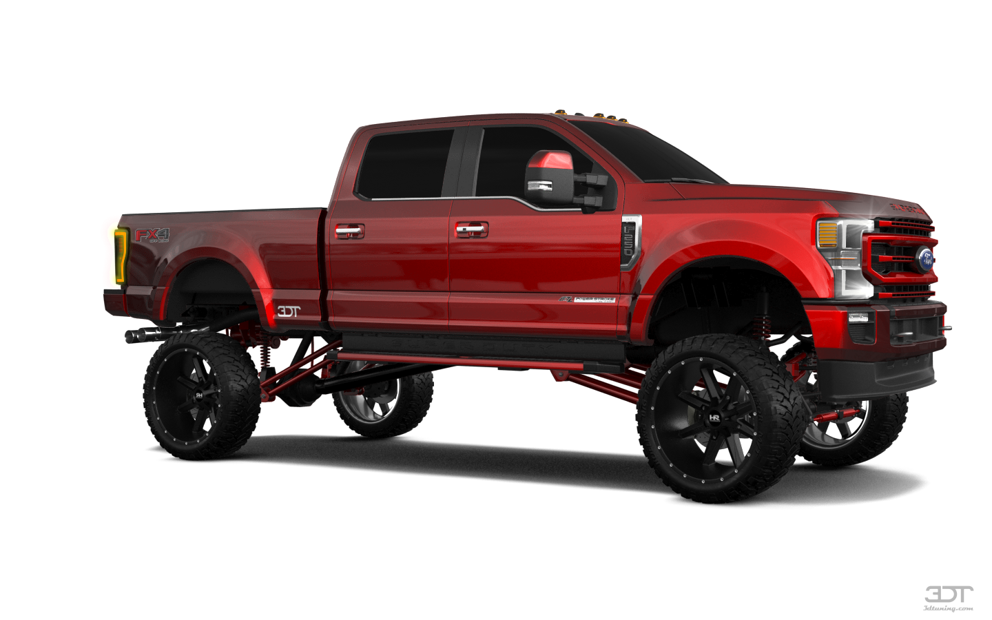 Tuning Ford F-250 4 Door pickup truck 2021