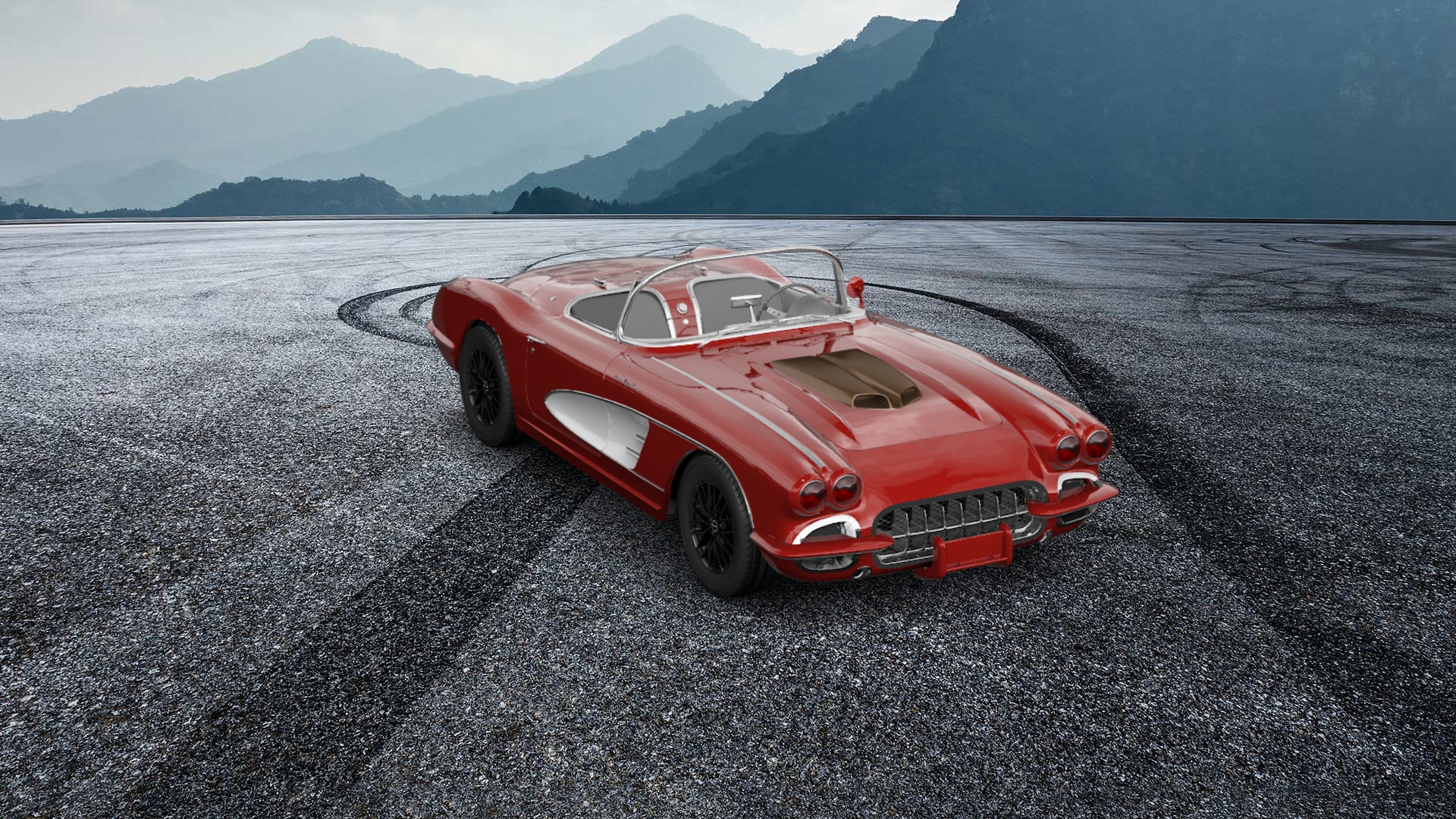 Chevrolet Corvette Convertible Coupe 1958 tuning