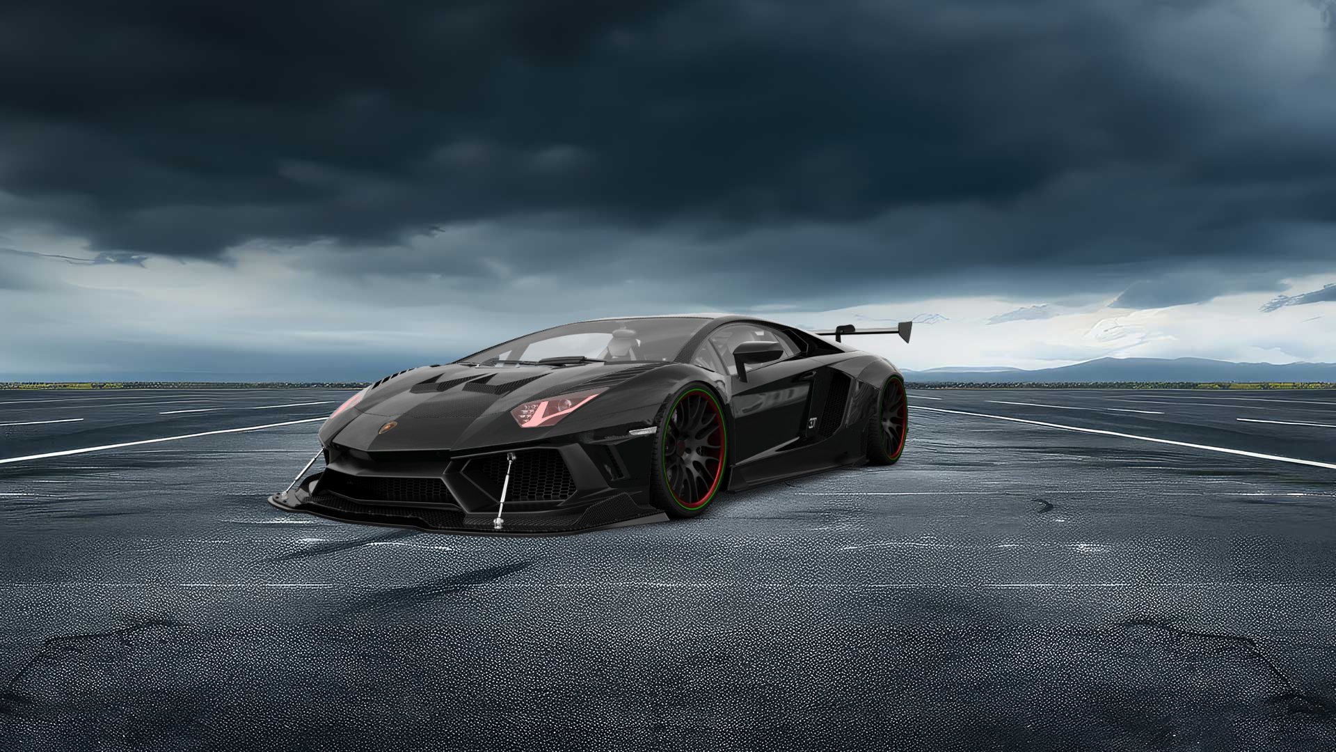 Lamborghini Aventador 2 Door Coupe 2012 tuning