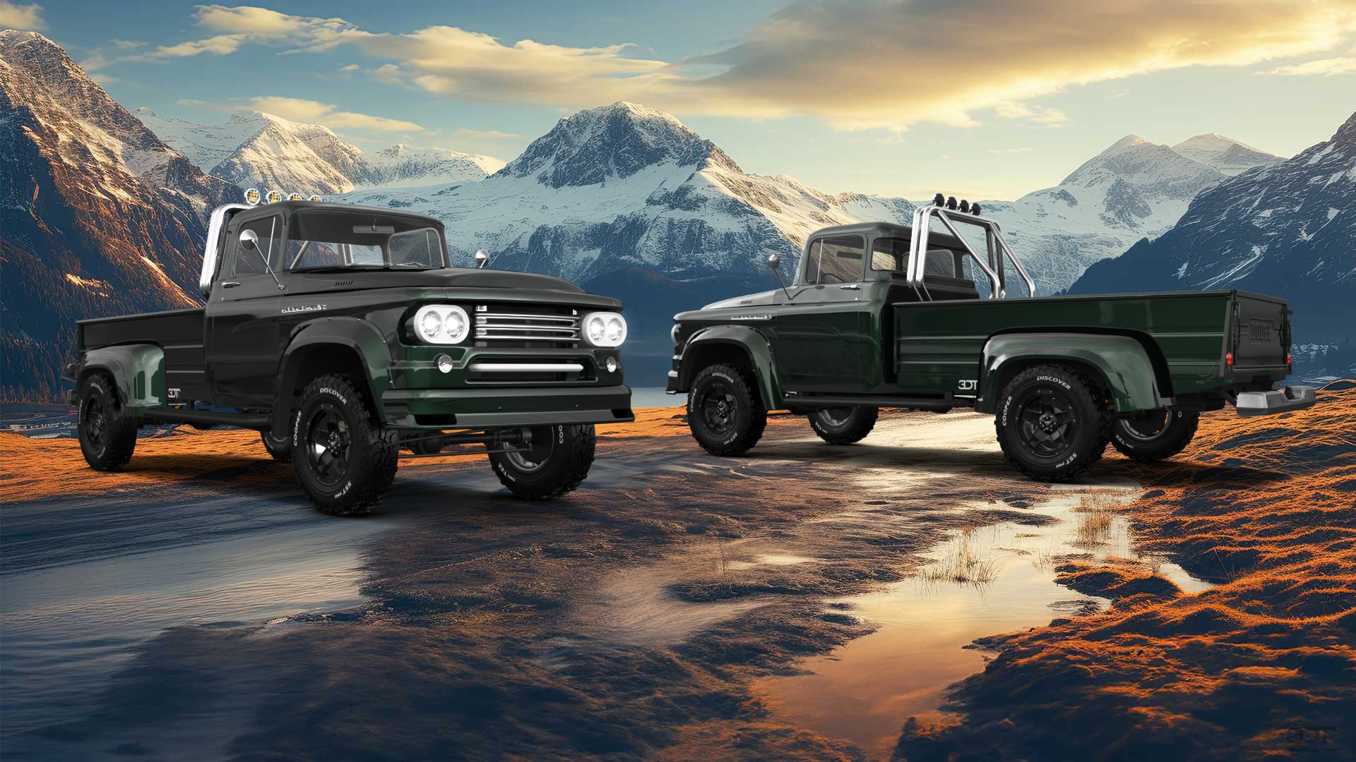 Dodge Power Wagon W300 2 Door pickup truck 1958 tuning