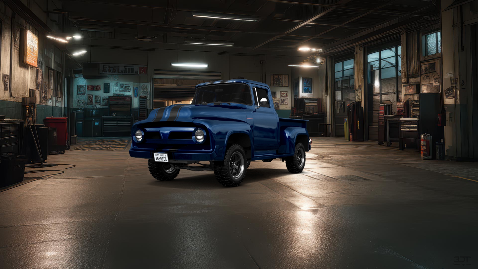 Ford F-100 2 Door truck 1956 tuning