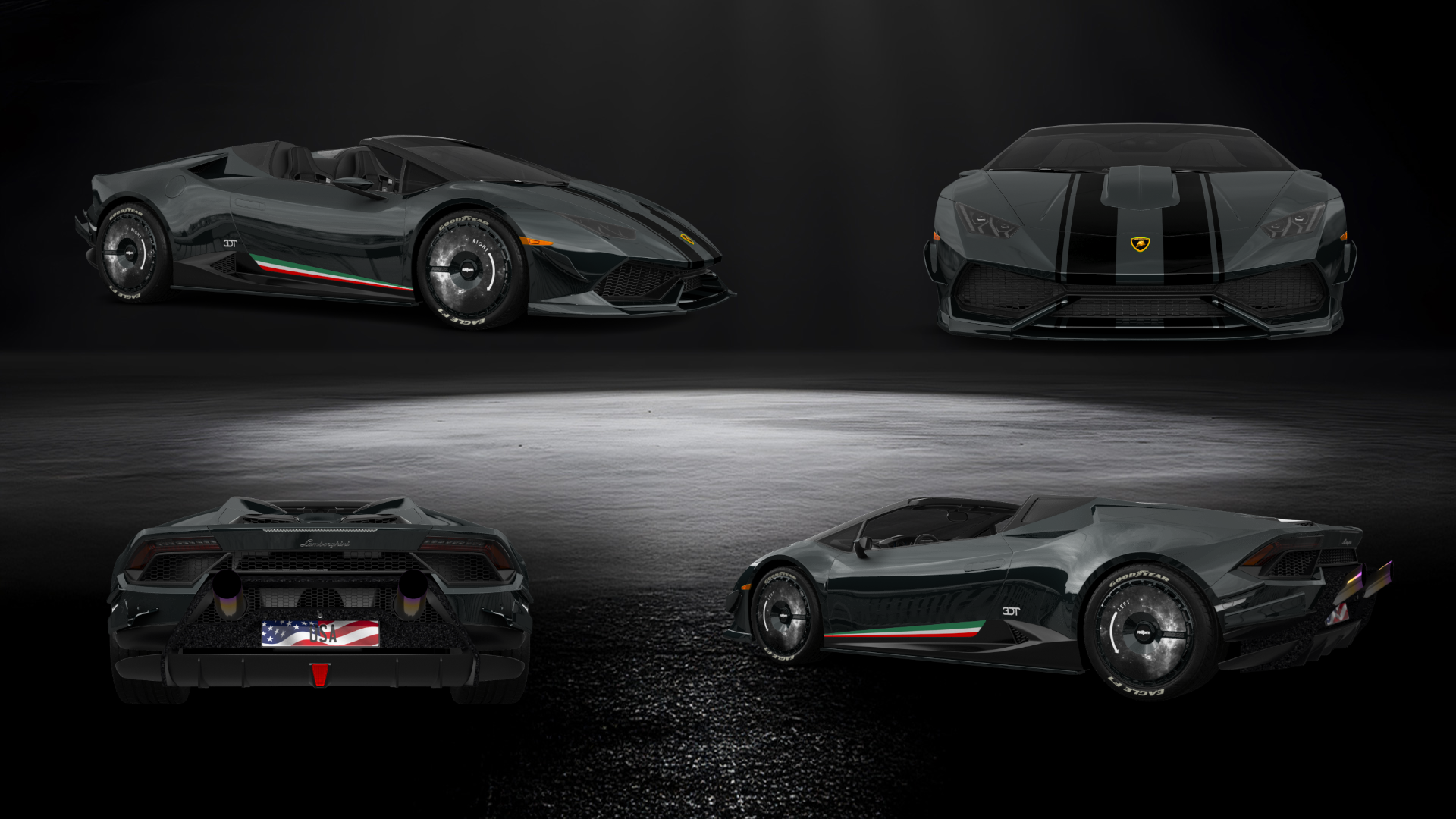 Lamborghini Huracan Spyder 2 Door Convertible 2016 tuning