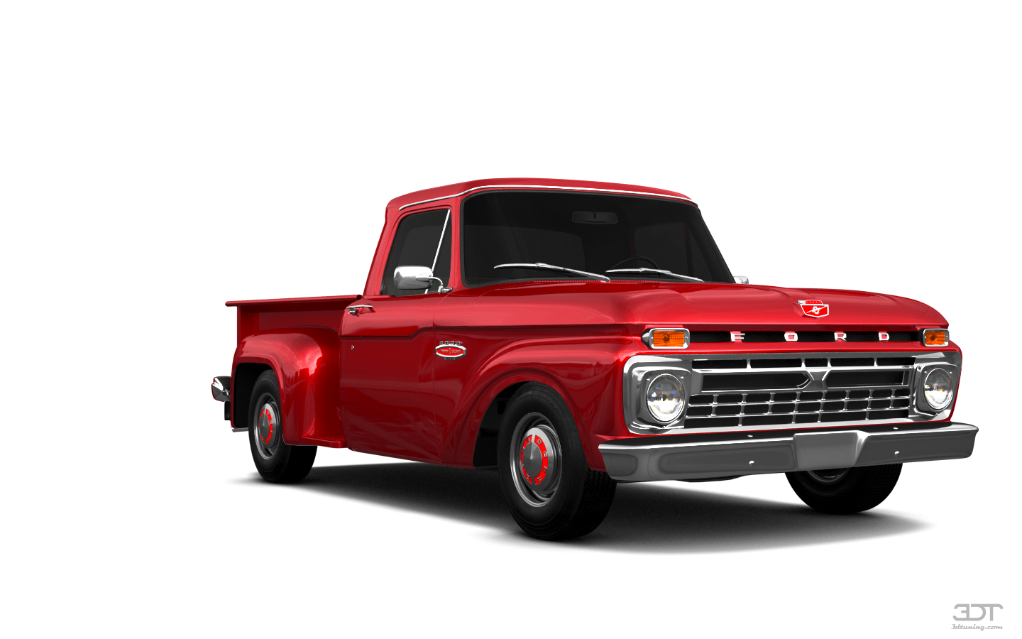 Tuning Ford F-100 Flareside 2 Door pickup truck 1961