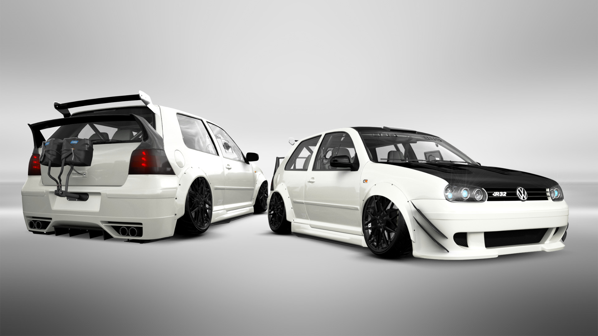 Volkswagen Golf 4 (mk4) 3 Door Hatchback 1997 tuning