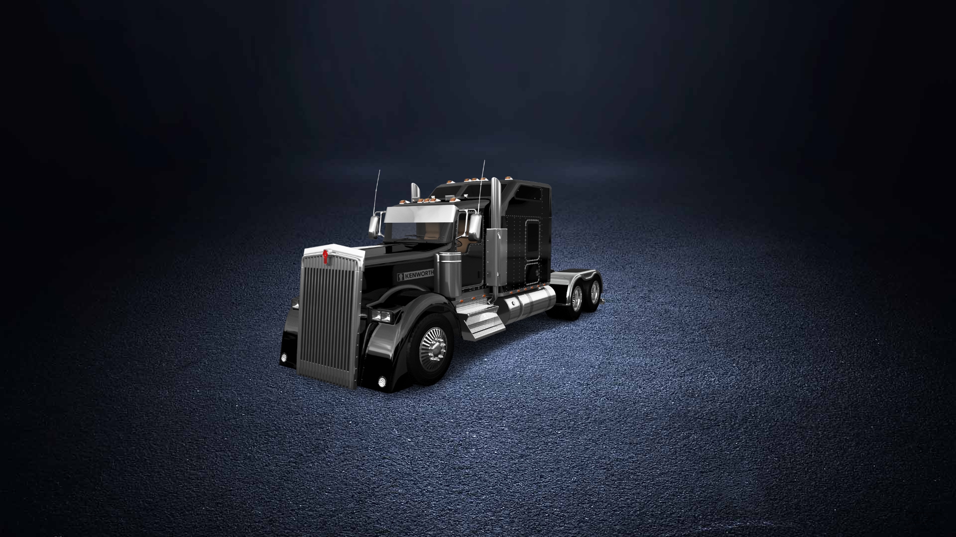 Kenworth W900 Sleeper Cab Truck 2015