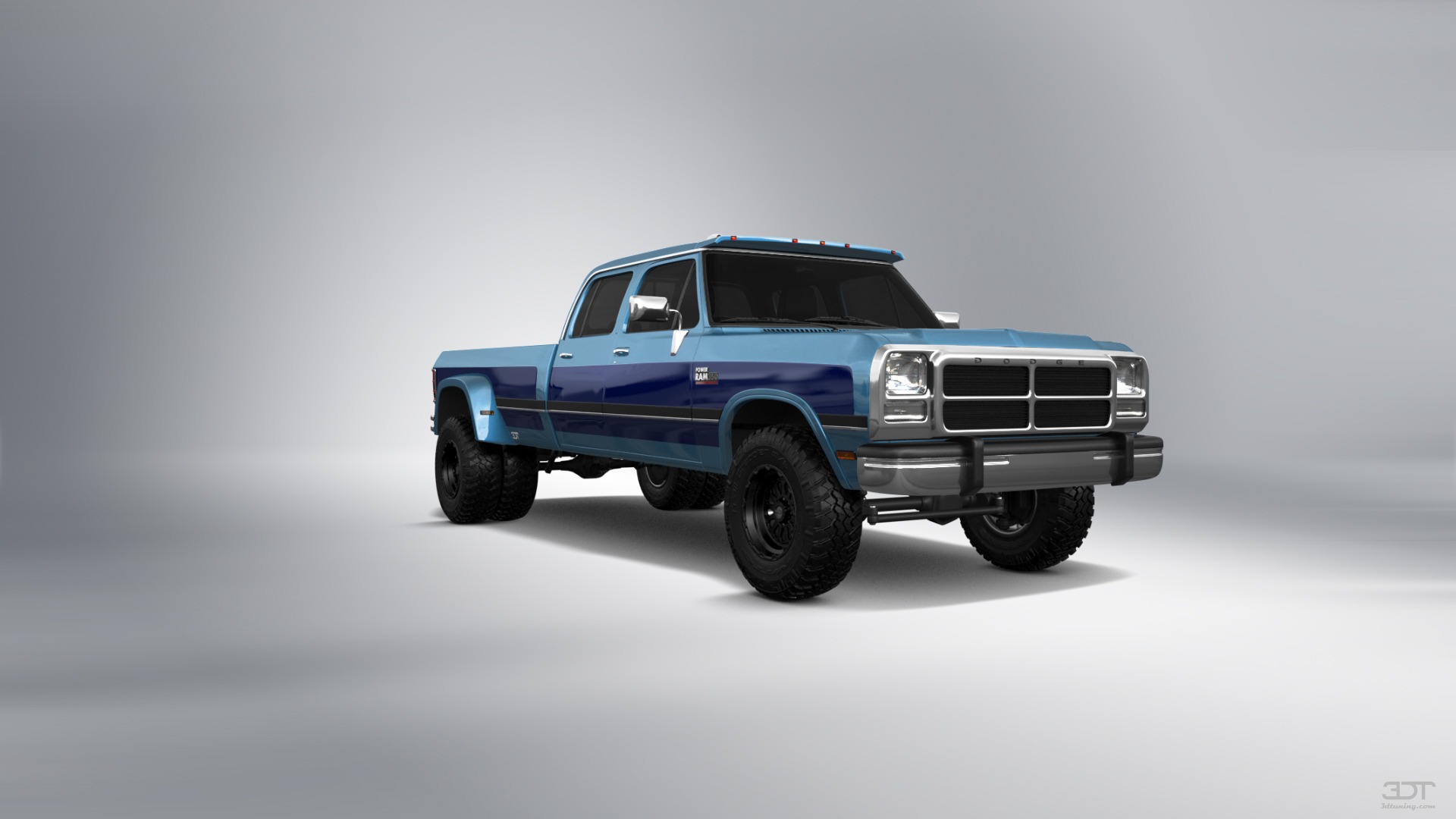 Dodge Ram 350 4 Door pickup truck 1991 tuning